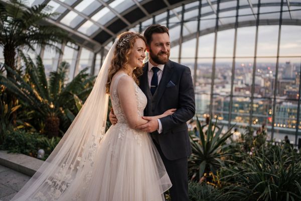 Sky Garden wedding photography Sky Garden wedding photography London