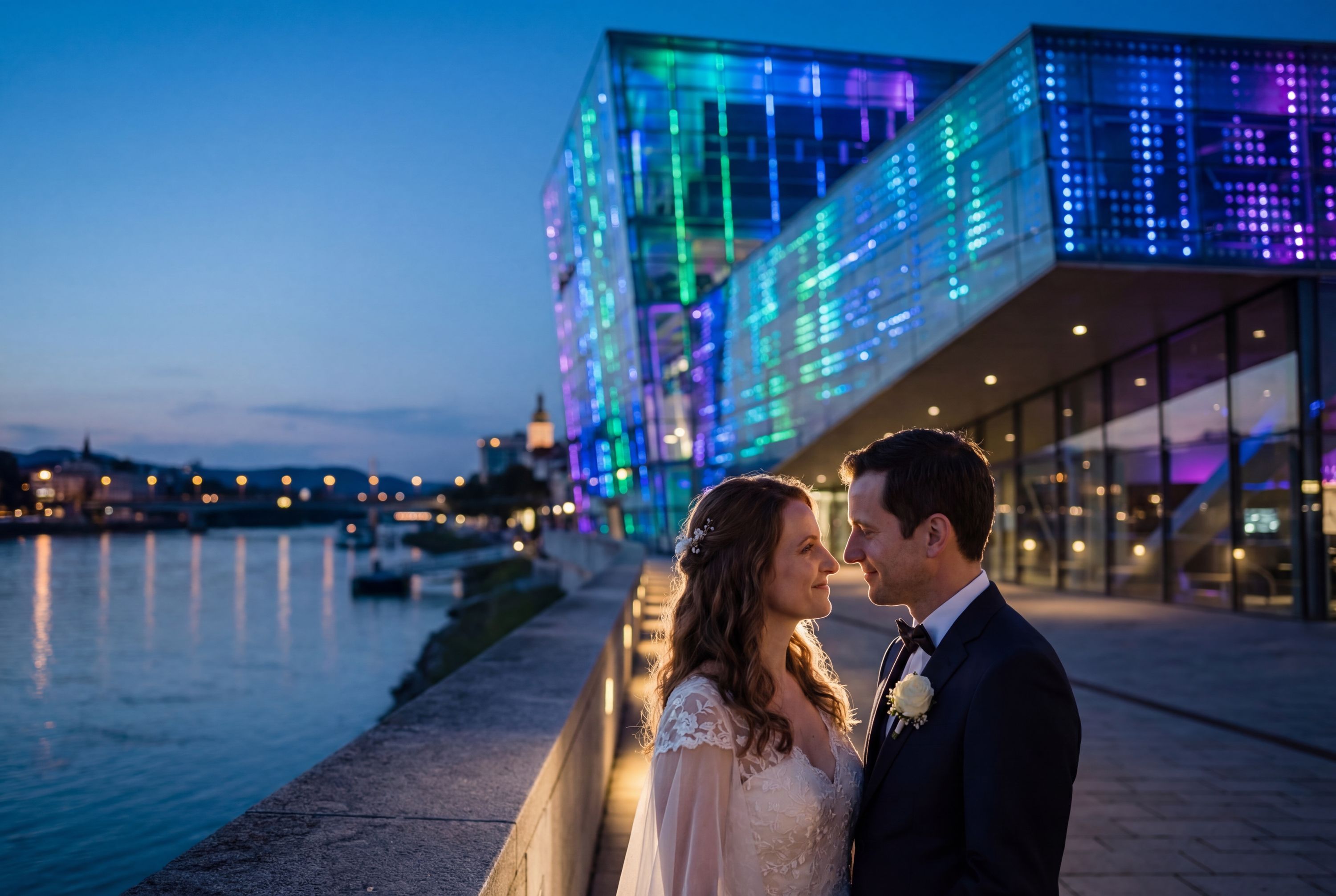 Wedding photography Linz - Ars Electronica Center