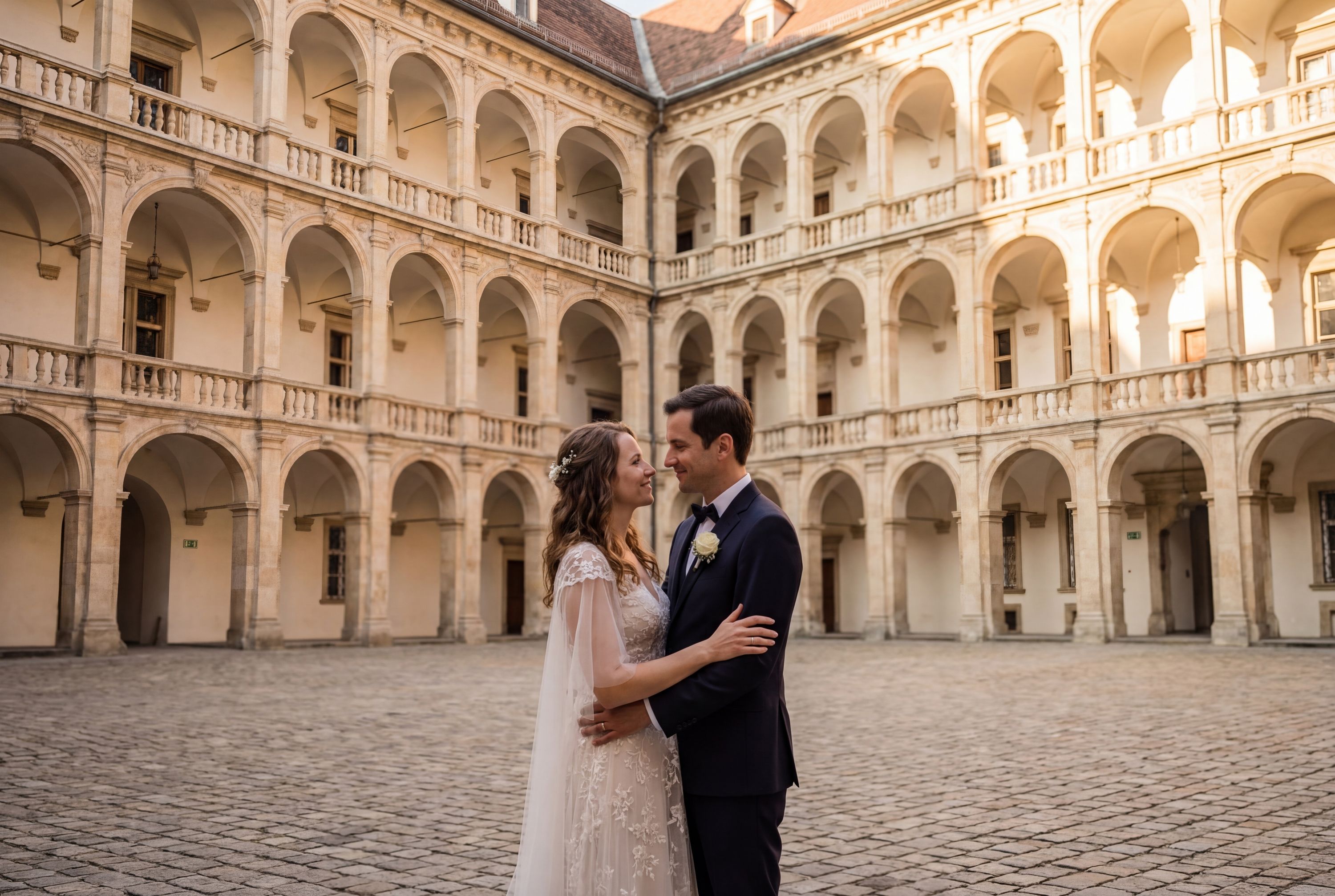 Wedding photography Linz - Landhaus (Provincial Government Building)