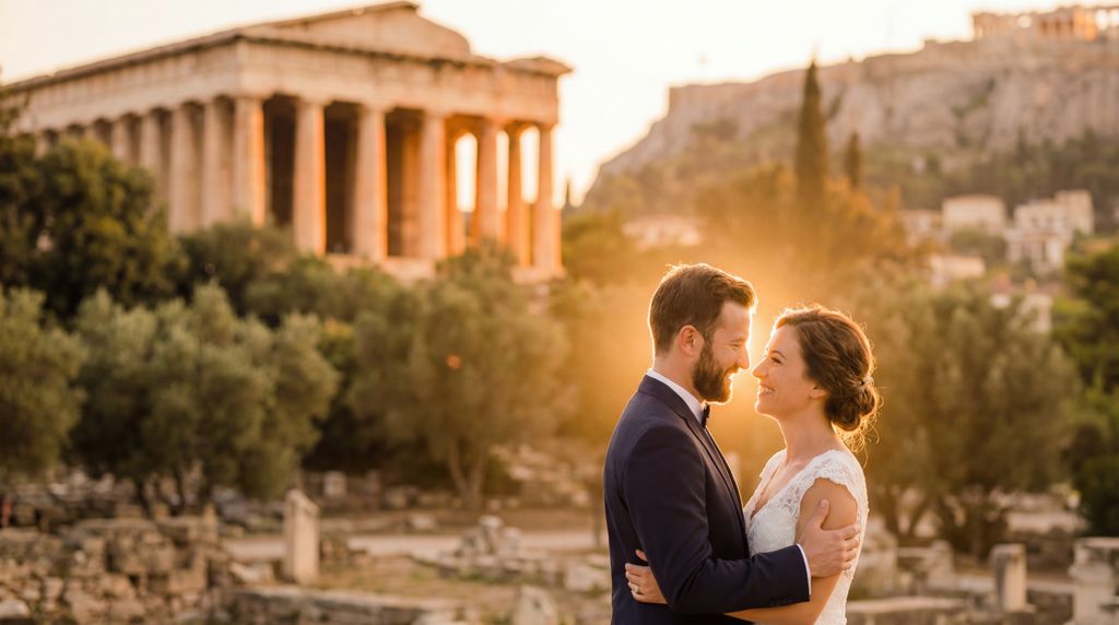 Ancient Agora & Temple of Hephaestus wedding photography, Athens, Ancient Agora & Temple of Hephaestus wedding photography, Athens,
