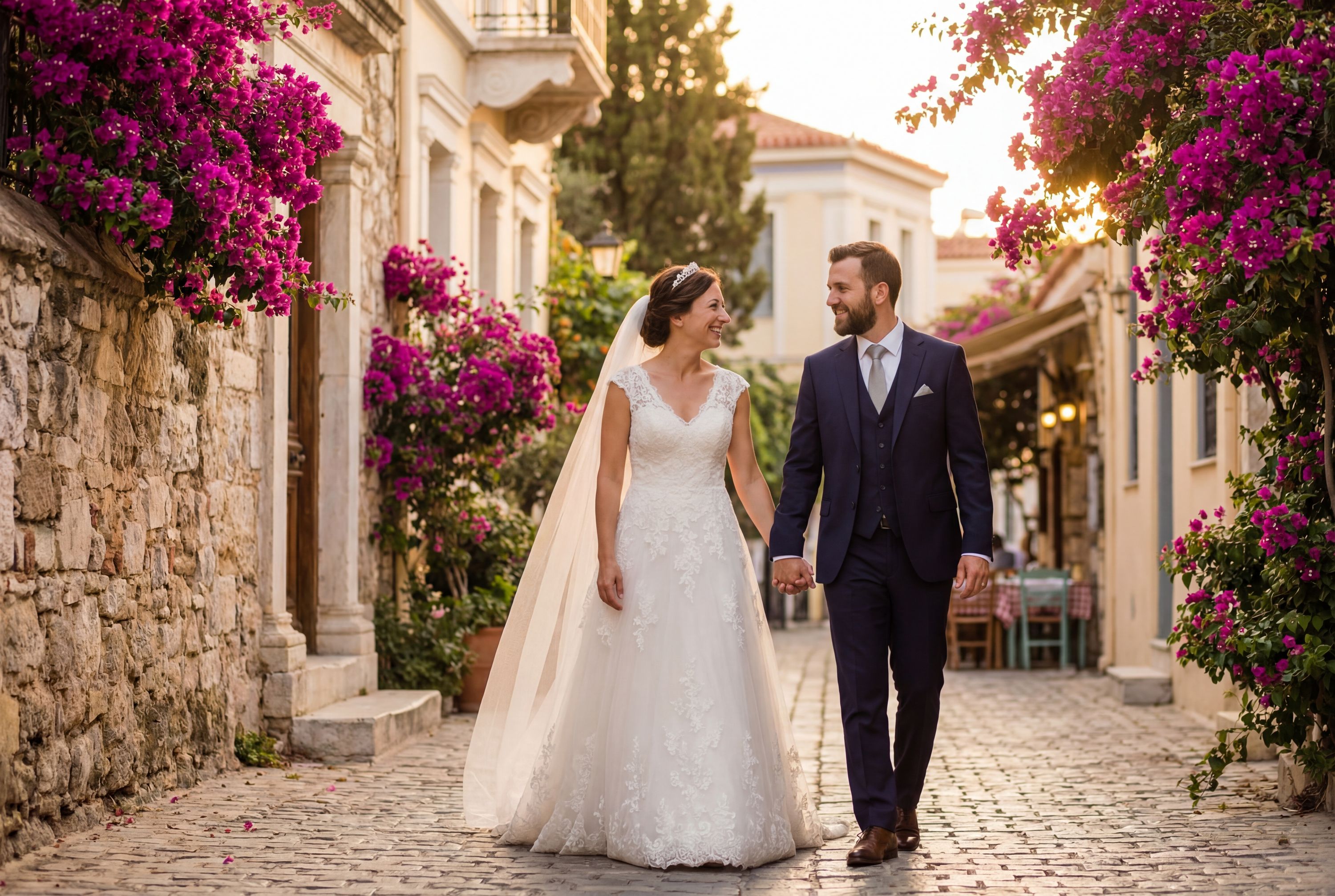 Plaka Neighborhood wedding photography Athens 