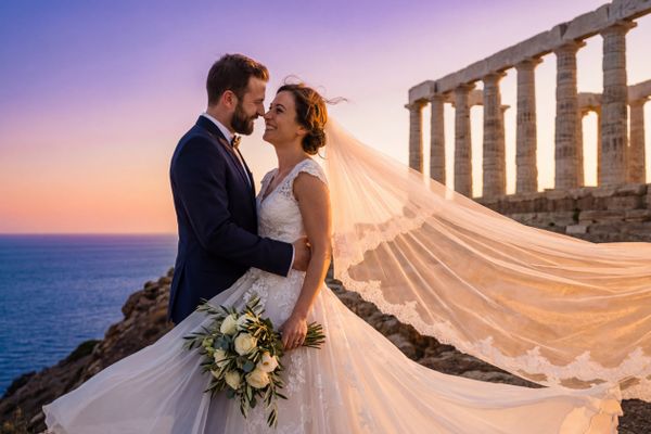 Temple of Poseidon (Sounion) wedding photography Temple of Poseidon (Sounion) wedding photography Athens