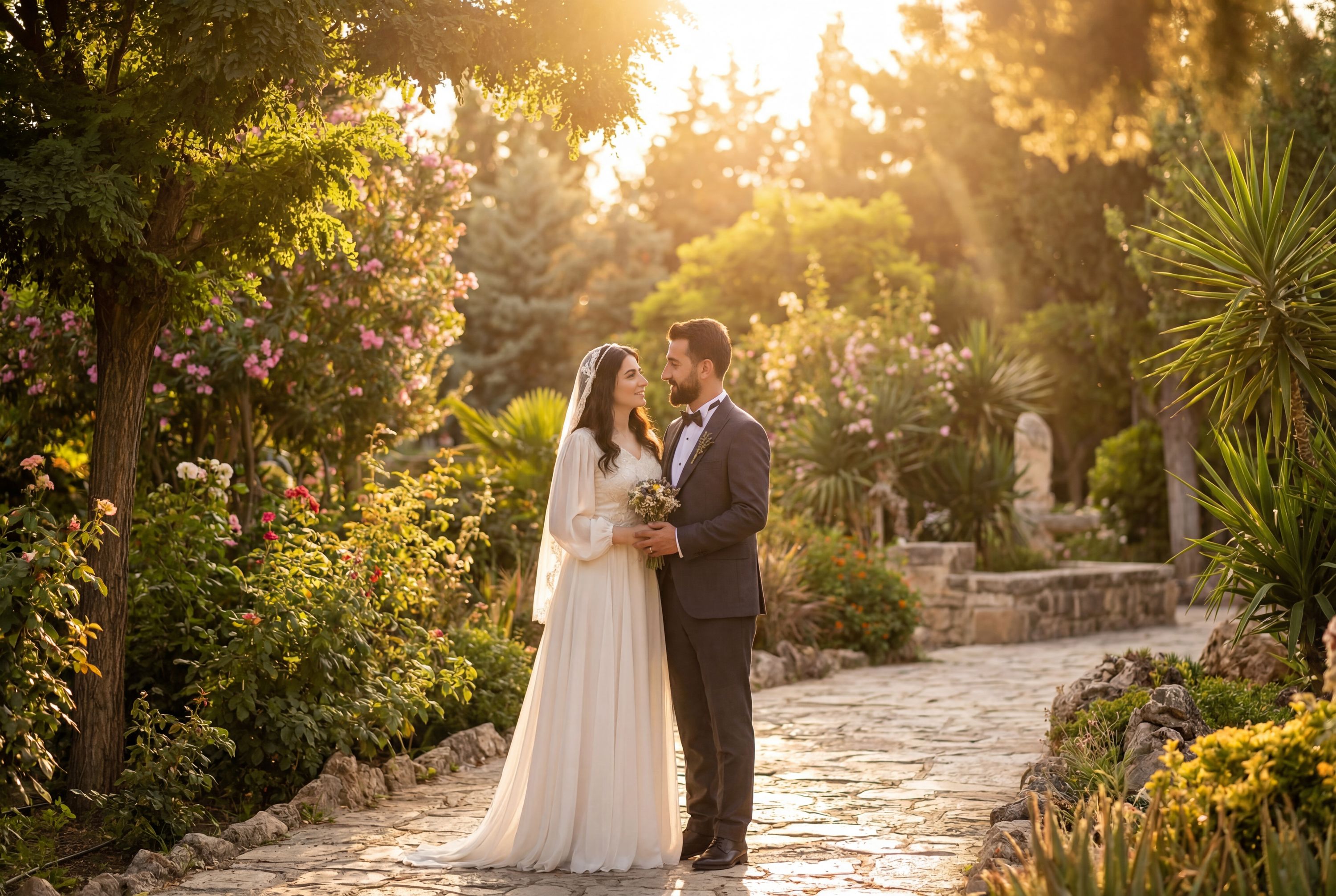 Batman University Botanical Gardens wedding photography Batman 