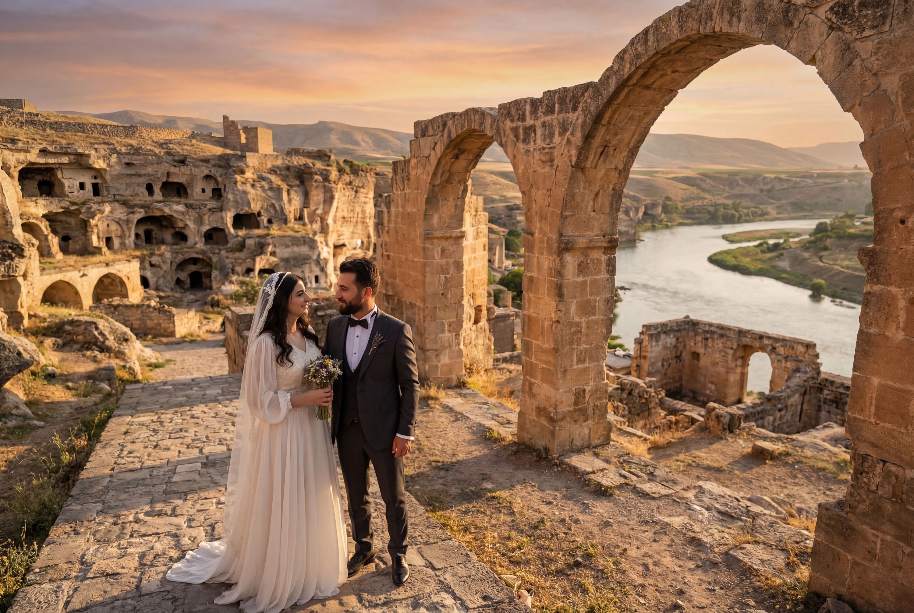 Hasankeyf Ancient City Remains wedding photography Batman 