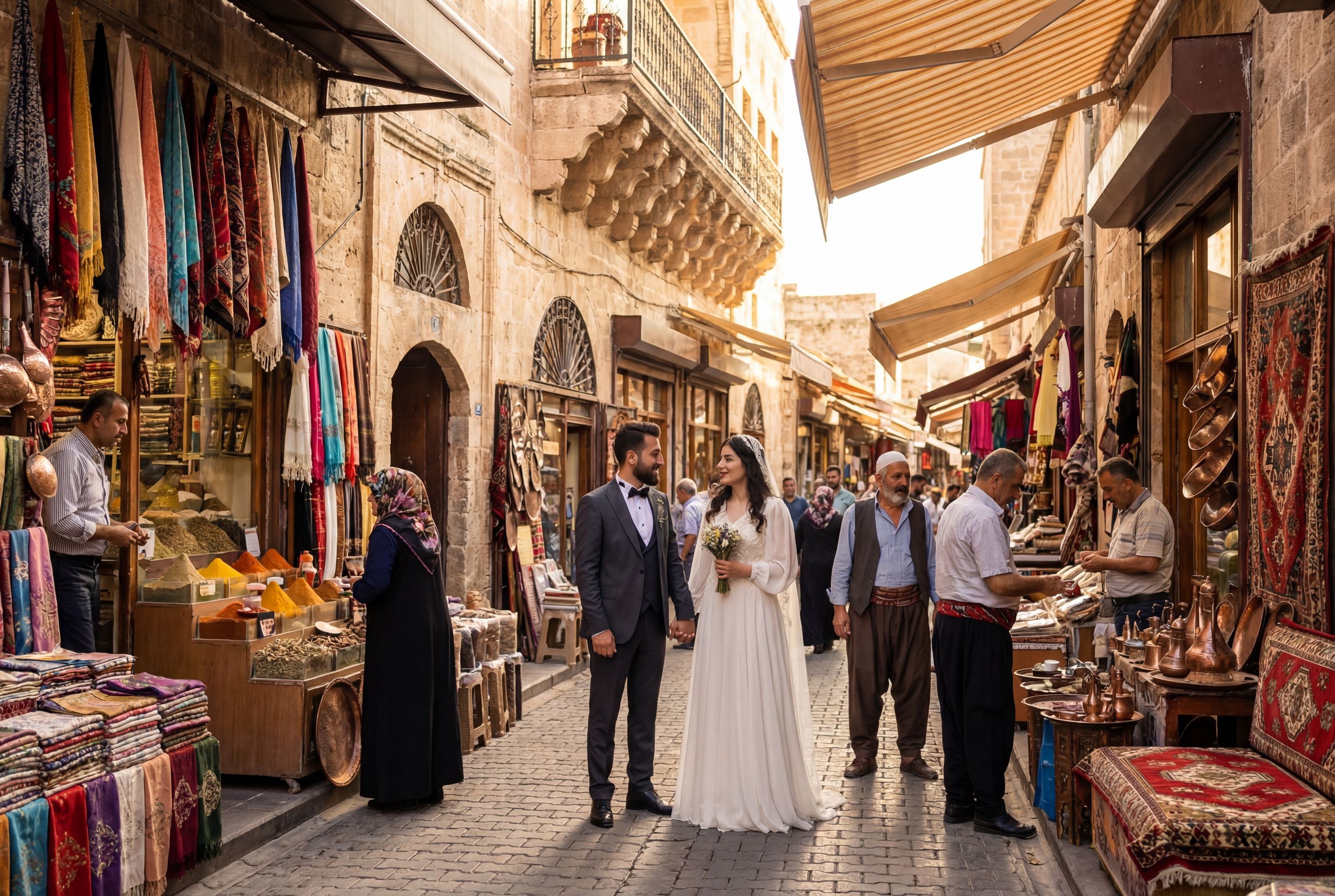 Old Batman Bazaar Street wedding photography Batman 