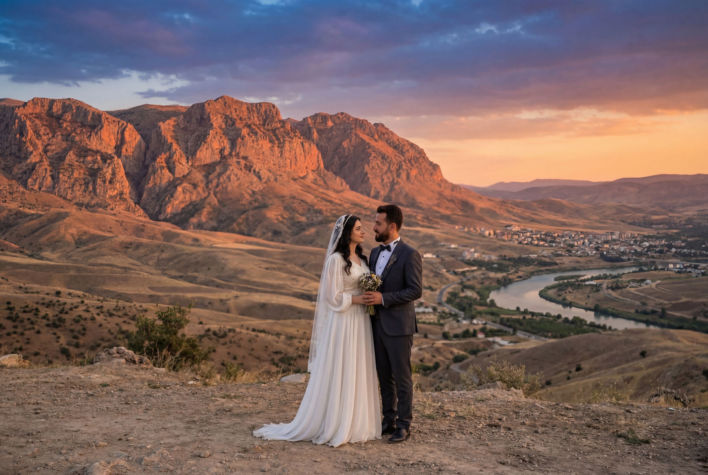 Sason Mountains Foothills Viewpoint wedding photography Batman 