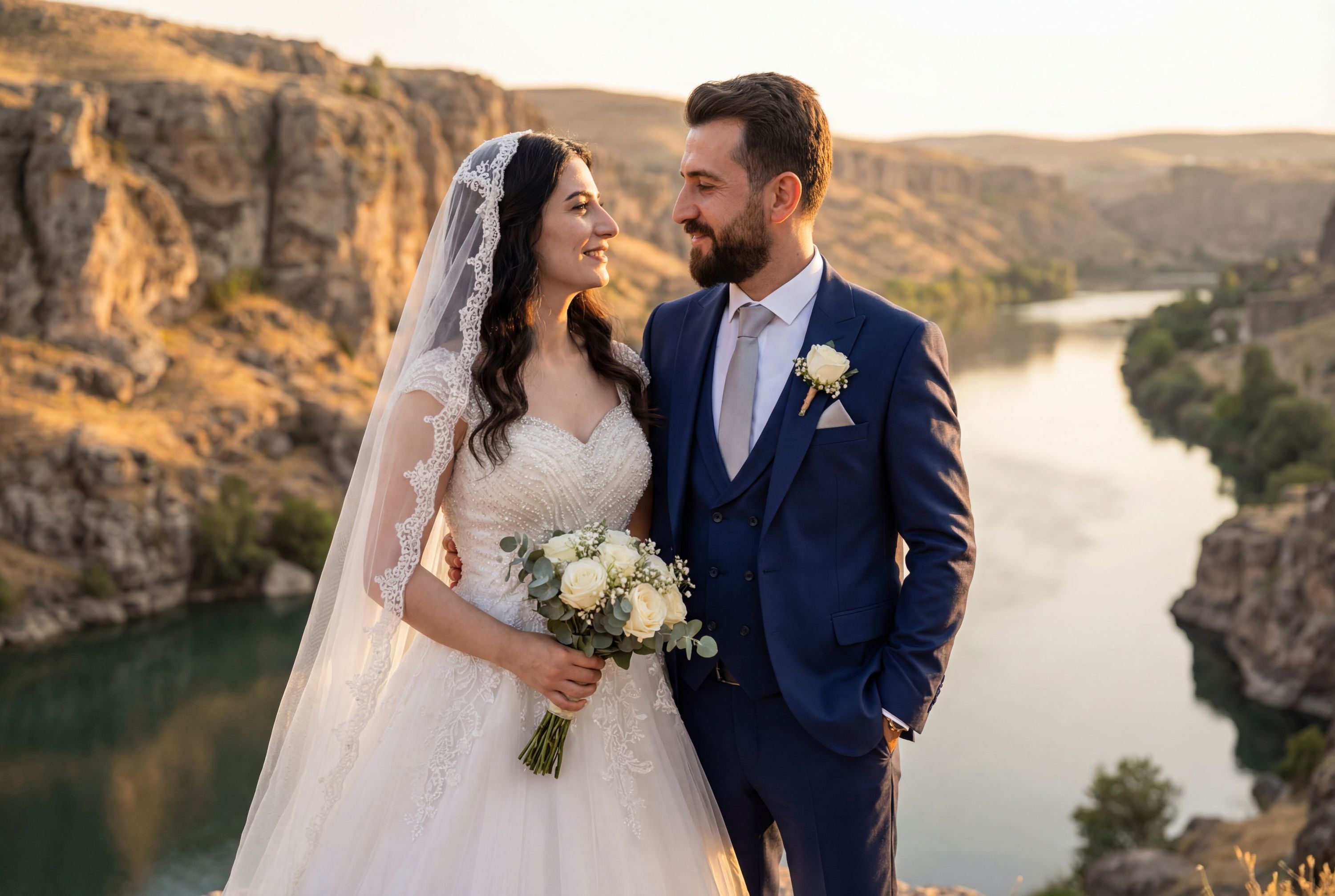 Tigris River Scenic Overlook wedding photography Batman 