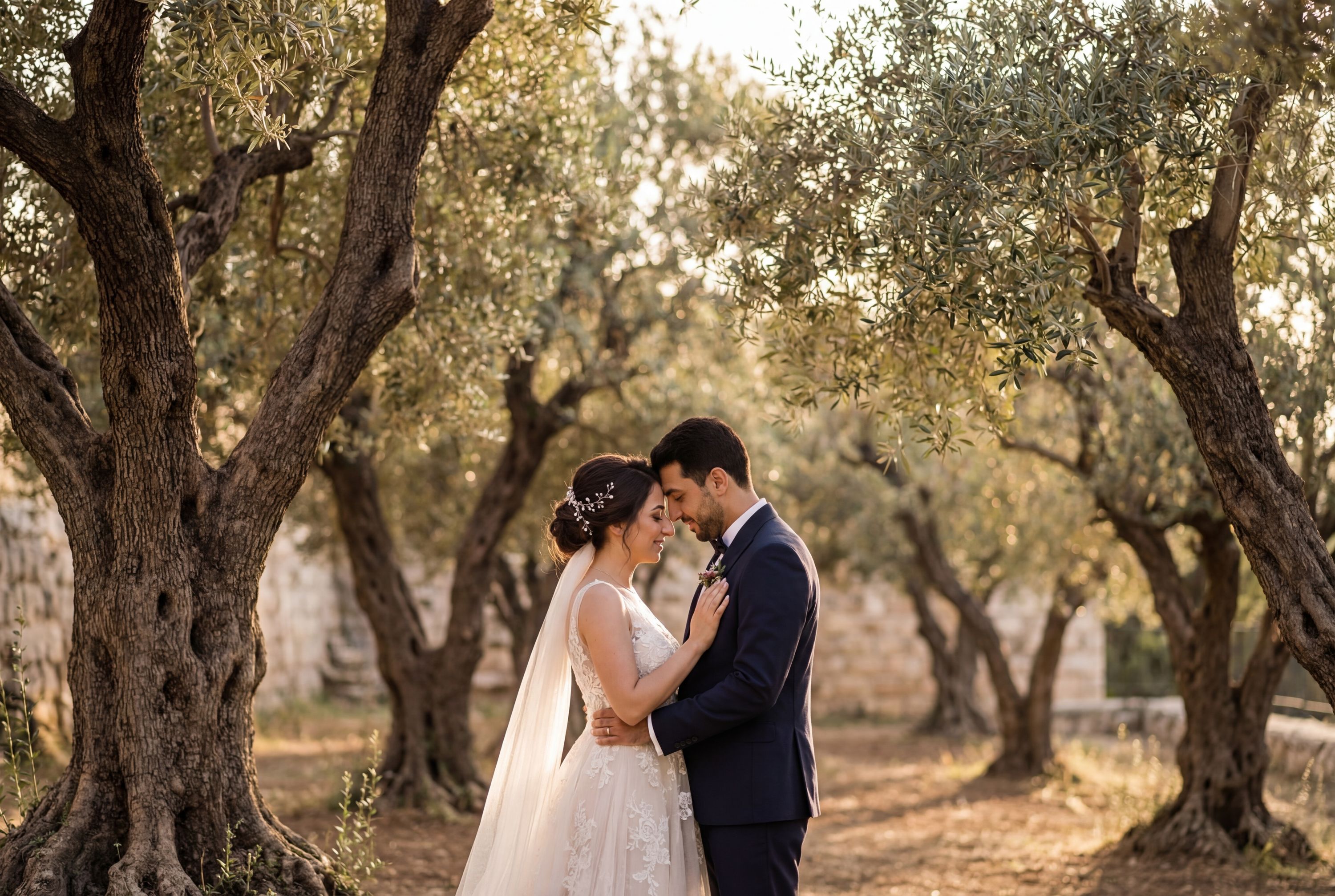 Wedding photography Jerusalem - Garden of Gethsemane