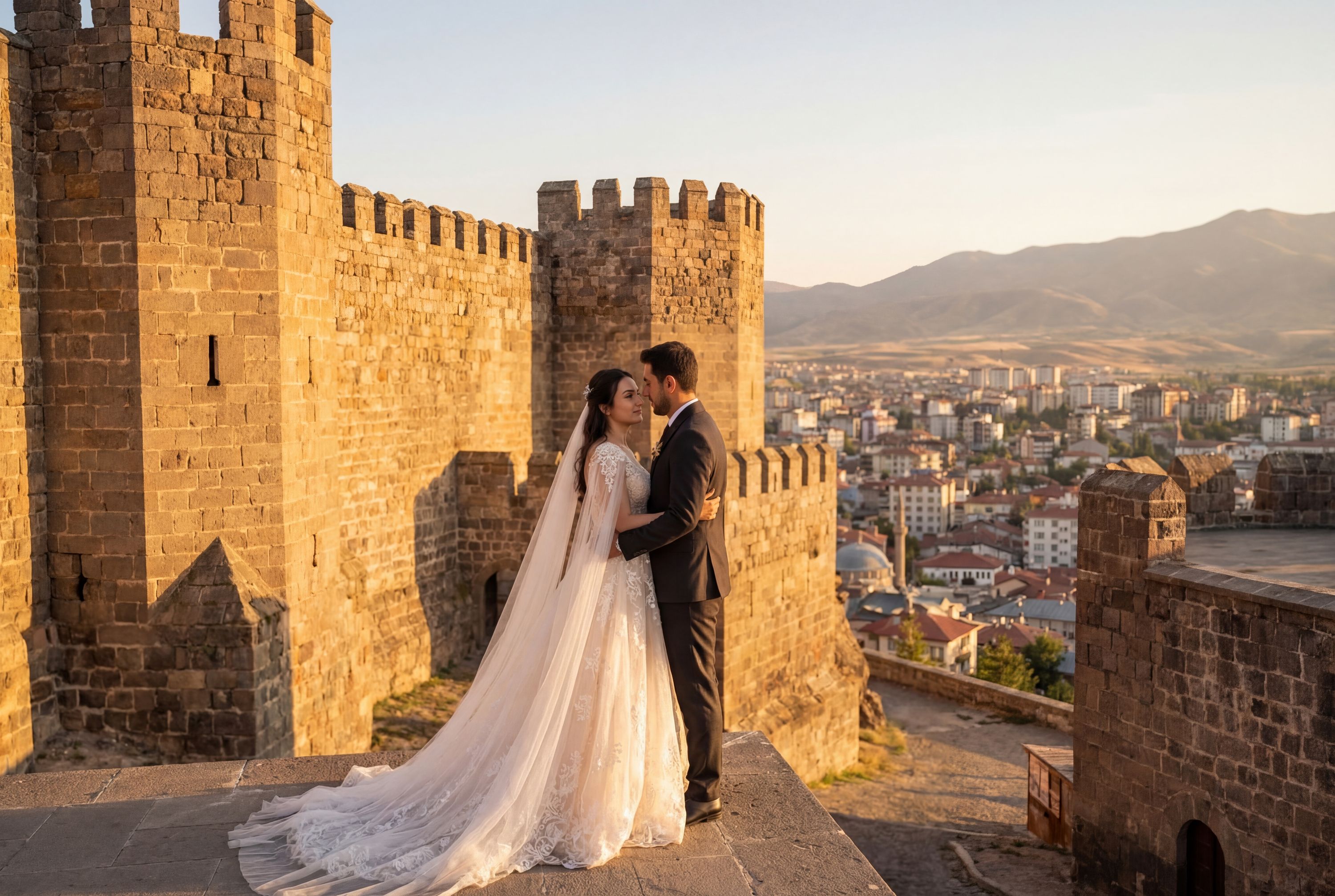 Erzurum Kalesi (Erzurum Castle) wedding photography Erzurum 