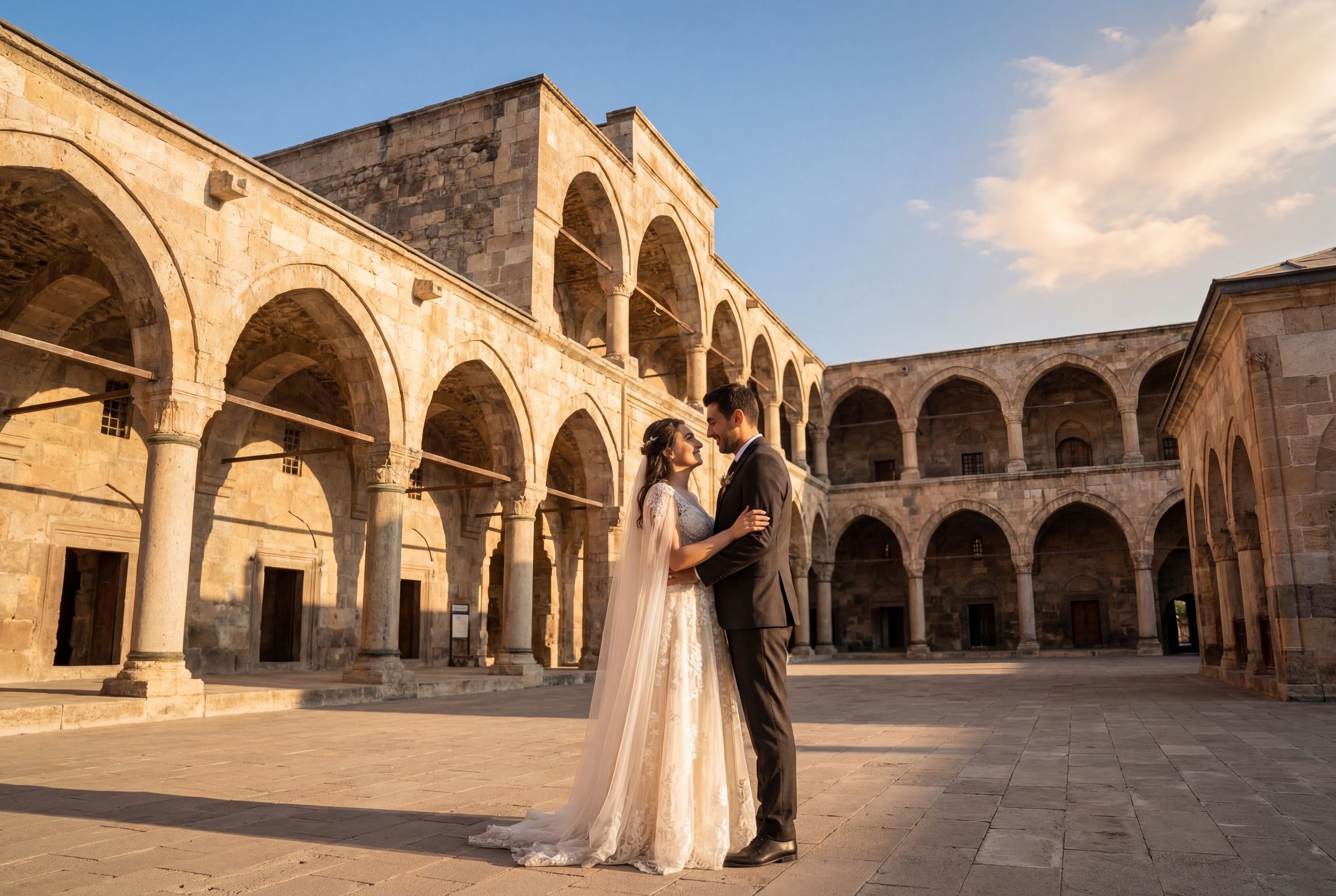 Rustem Pasha Kervansarayı (Taşhan) wedding photography Erzurum 