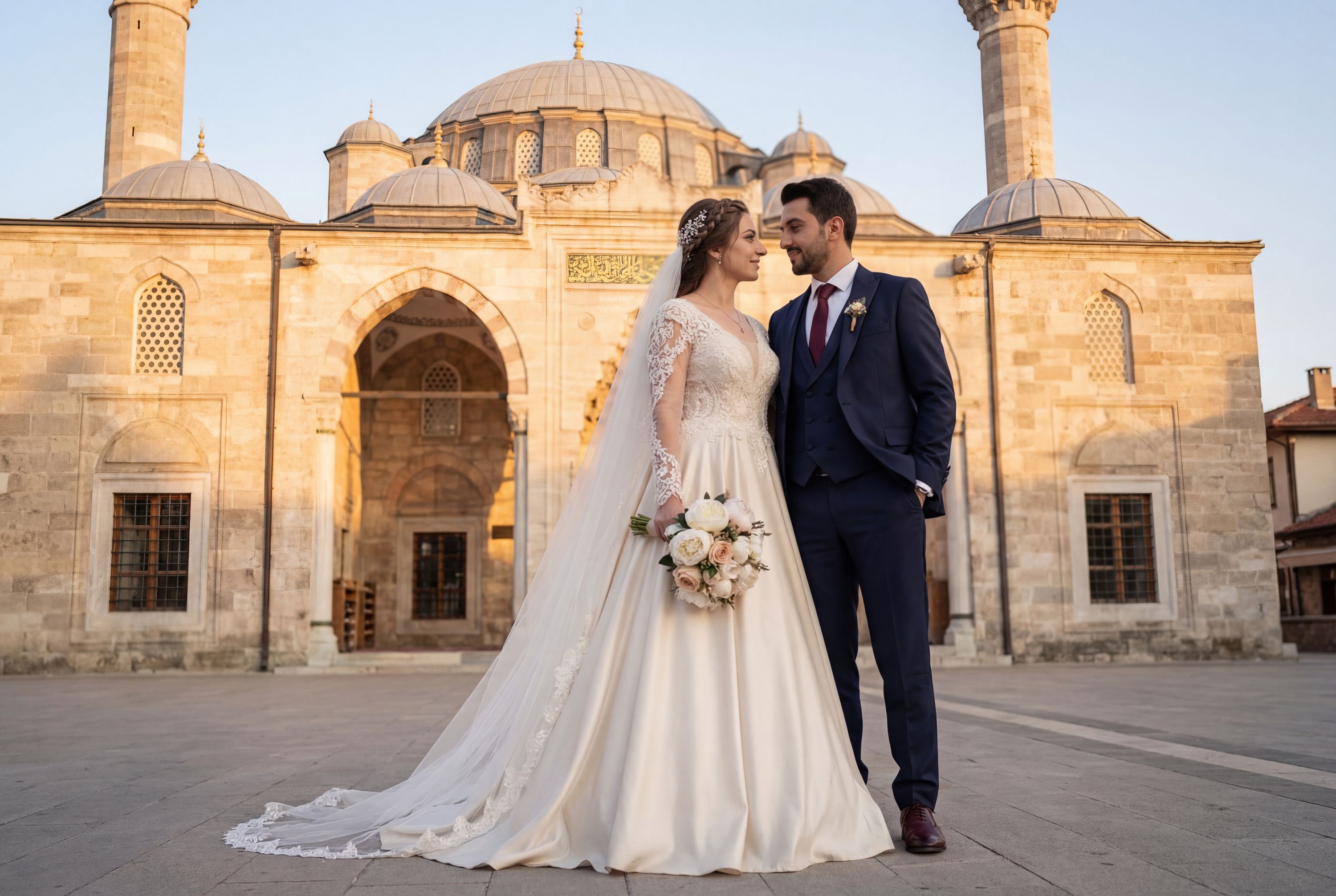Kütahya Ulu Cami (Great Mosque of Kütahya) wedding photography Kütahya 