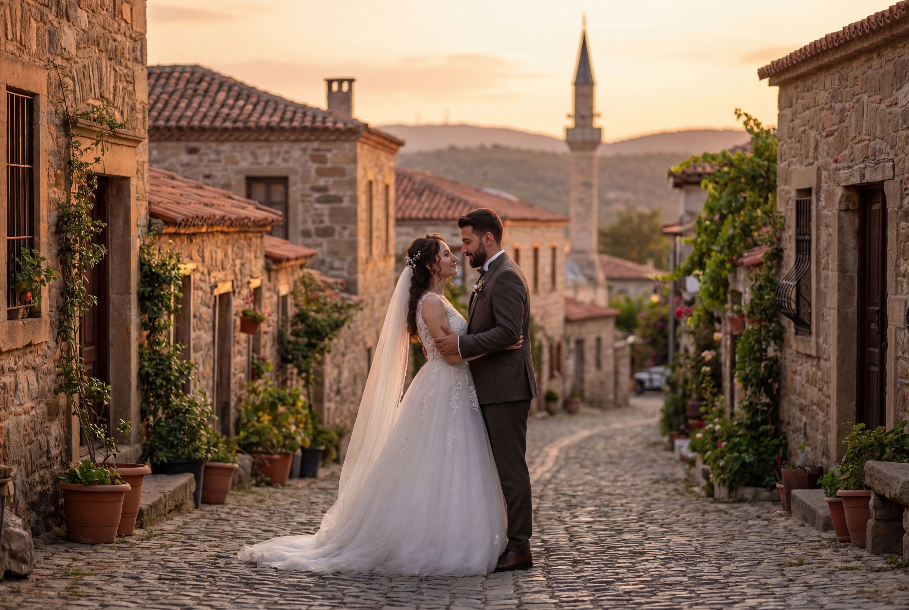 Adatepe Village wedding photography Çanakkale 