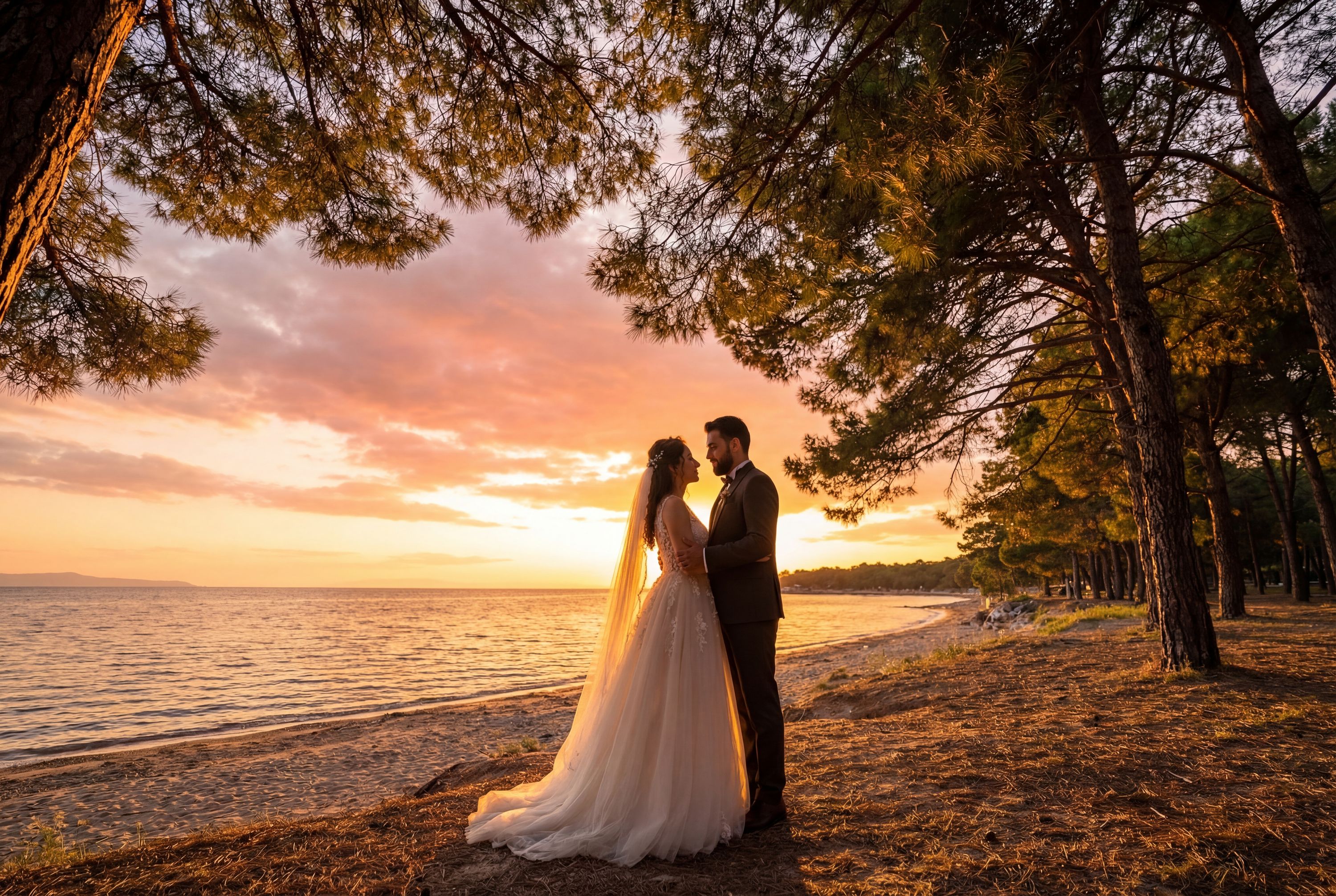 Güzelyalı Beach & Forest Park wedding photography Çanakkale 
