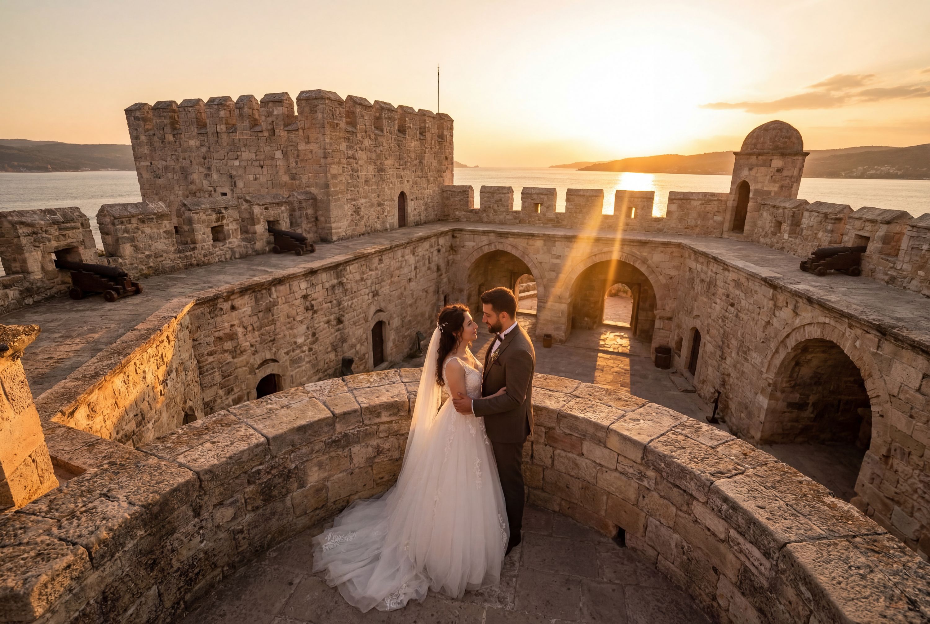 Kilitbahir Castle wedding photography Çanakkale 