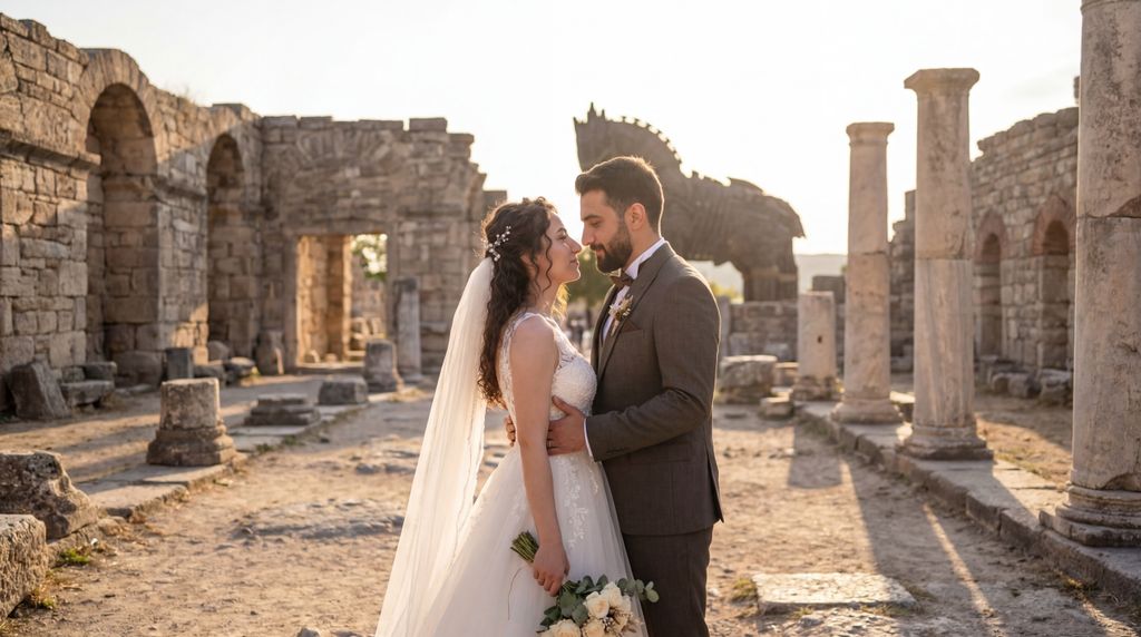 Troy (Truva) Ancient City wedding photography, Çanakkale, Troy (Truva) Ancient City wedding photography, Çanakkale,