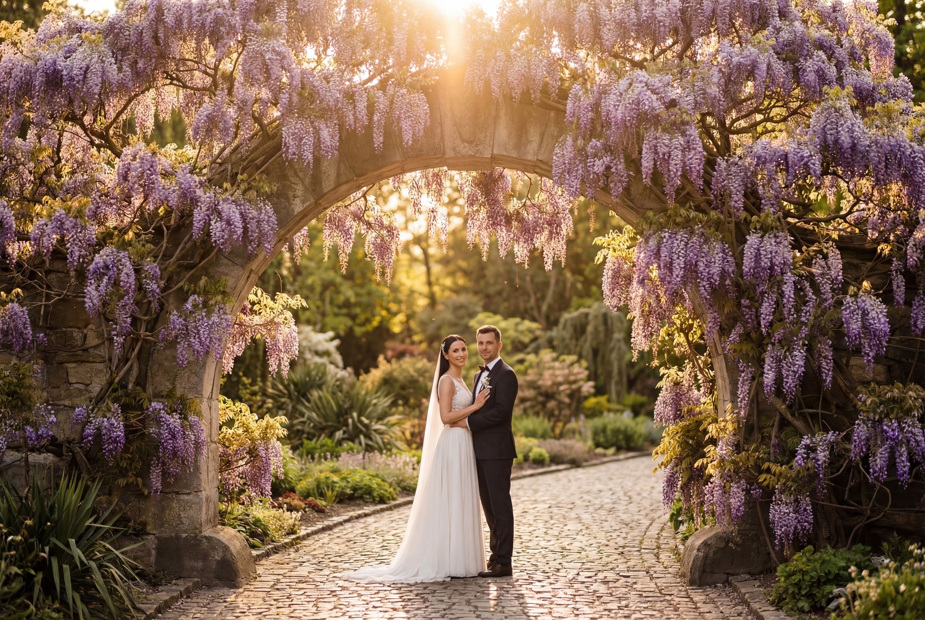 Wedding photography Lublin - Botanical Garden UMCS