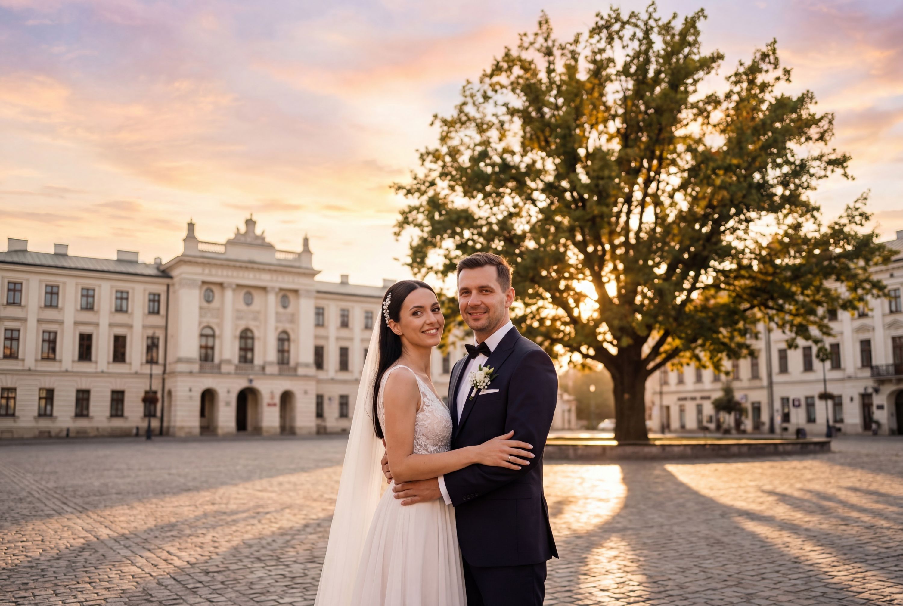 Wedding photography Lublin - Lithuanian Square (Plac Litewski)