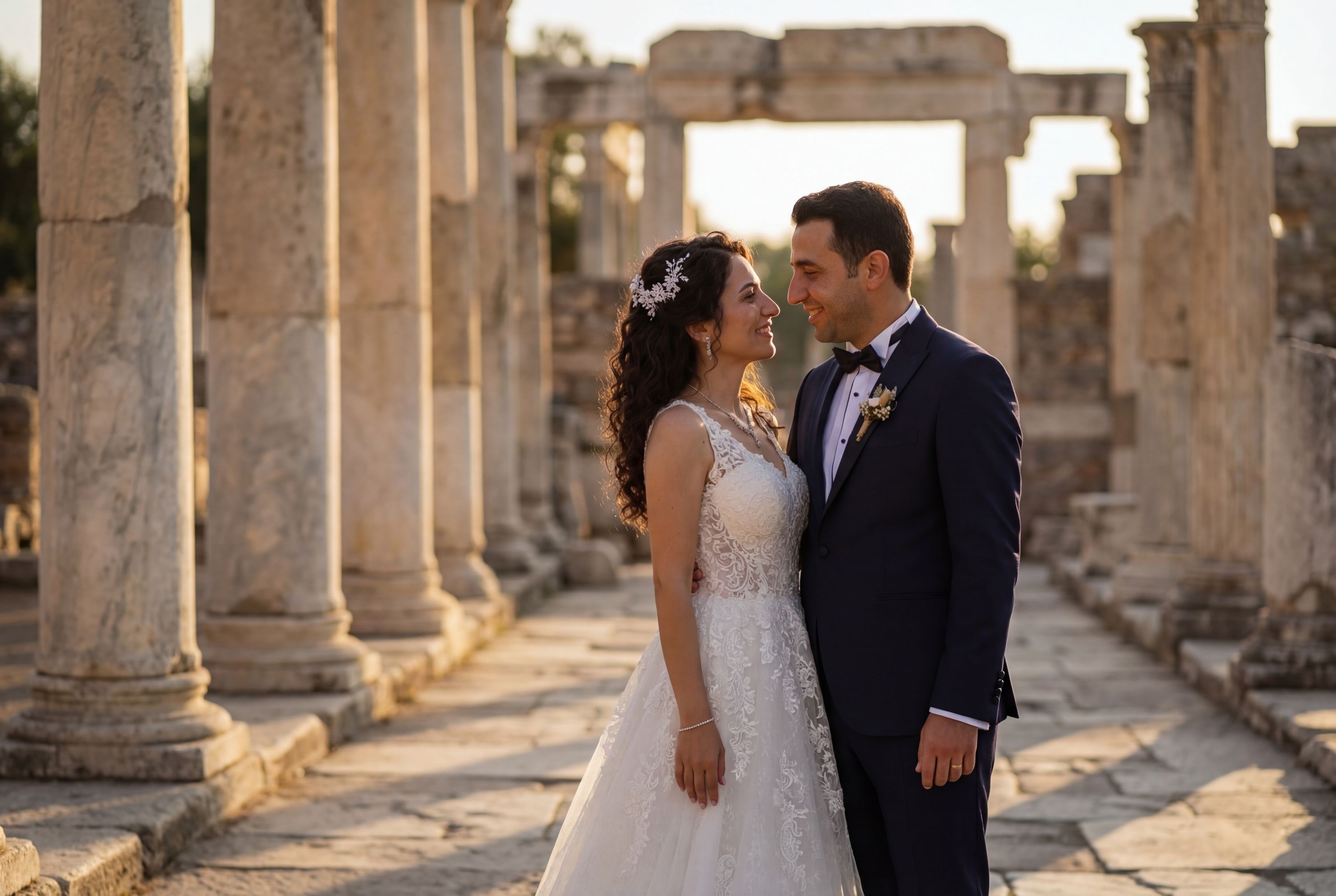 Agora Open Air Museum wedding photography İzmir 