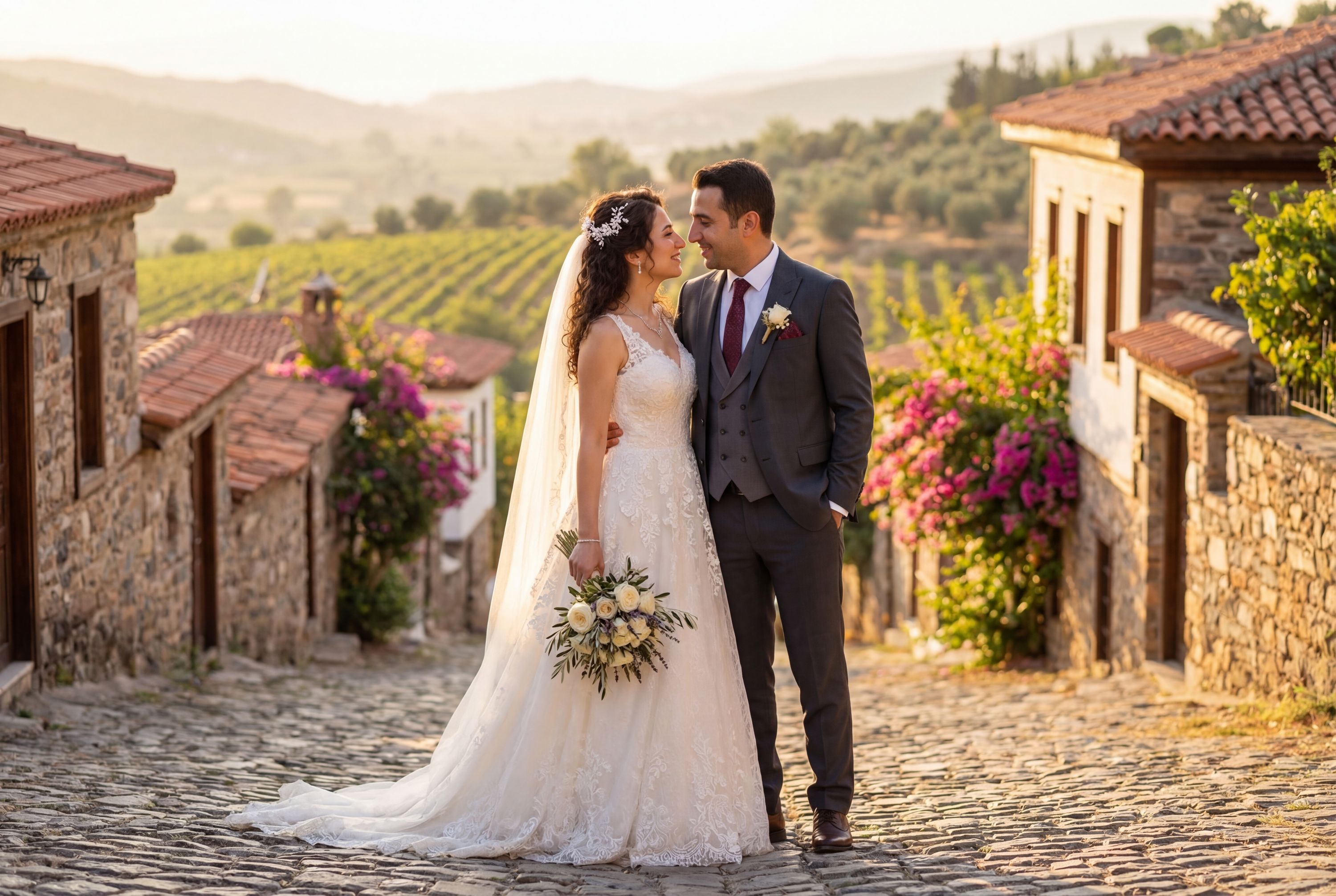 Şirince Village wedding photography İzmir 