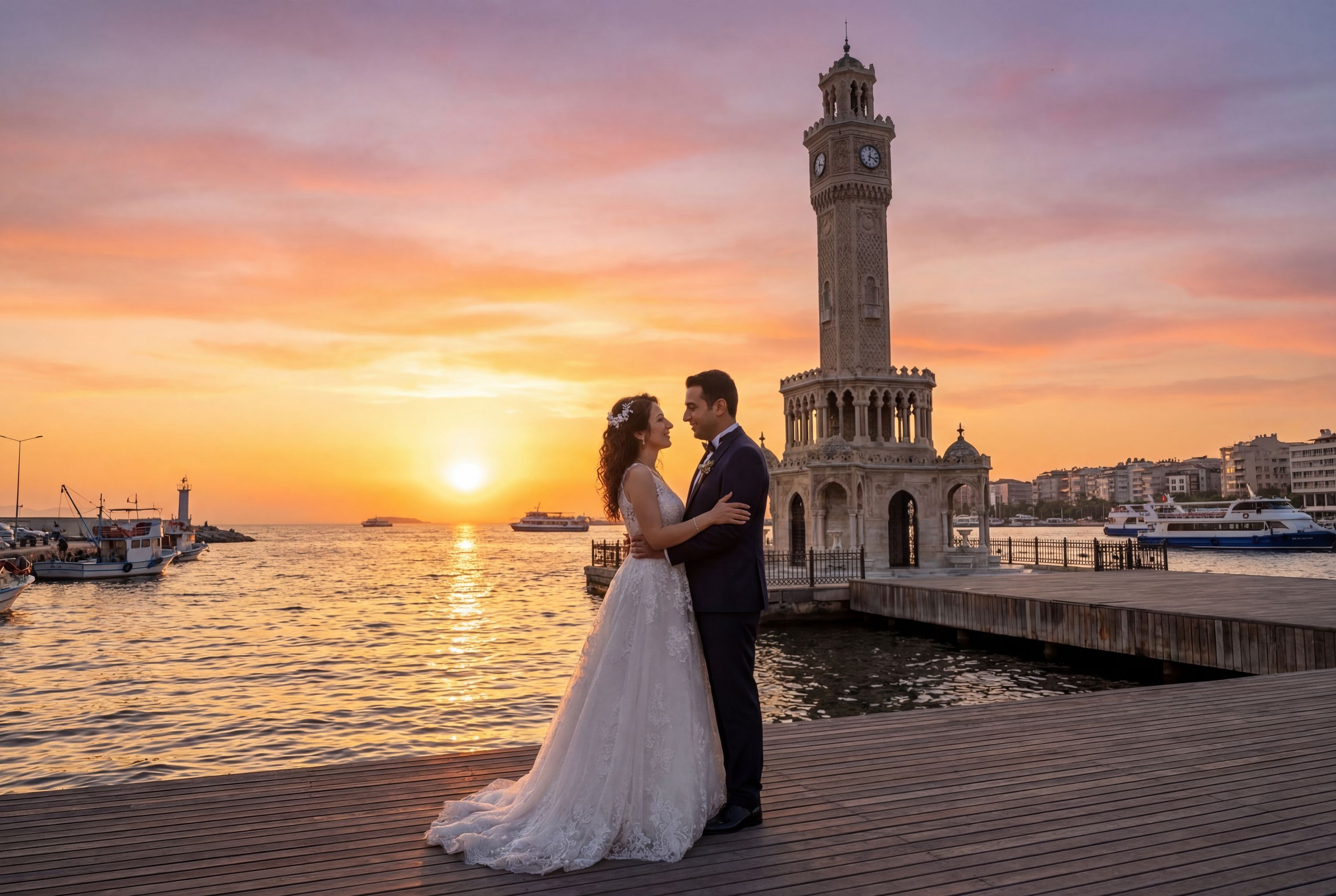 Konak Pier wedding photography İzmir 