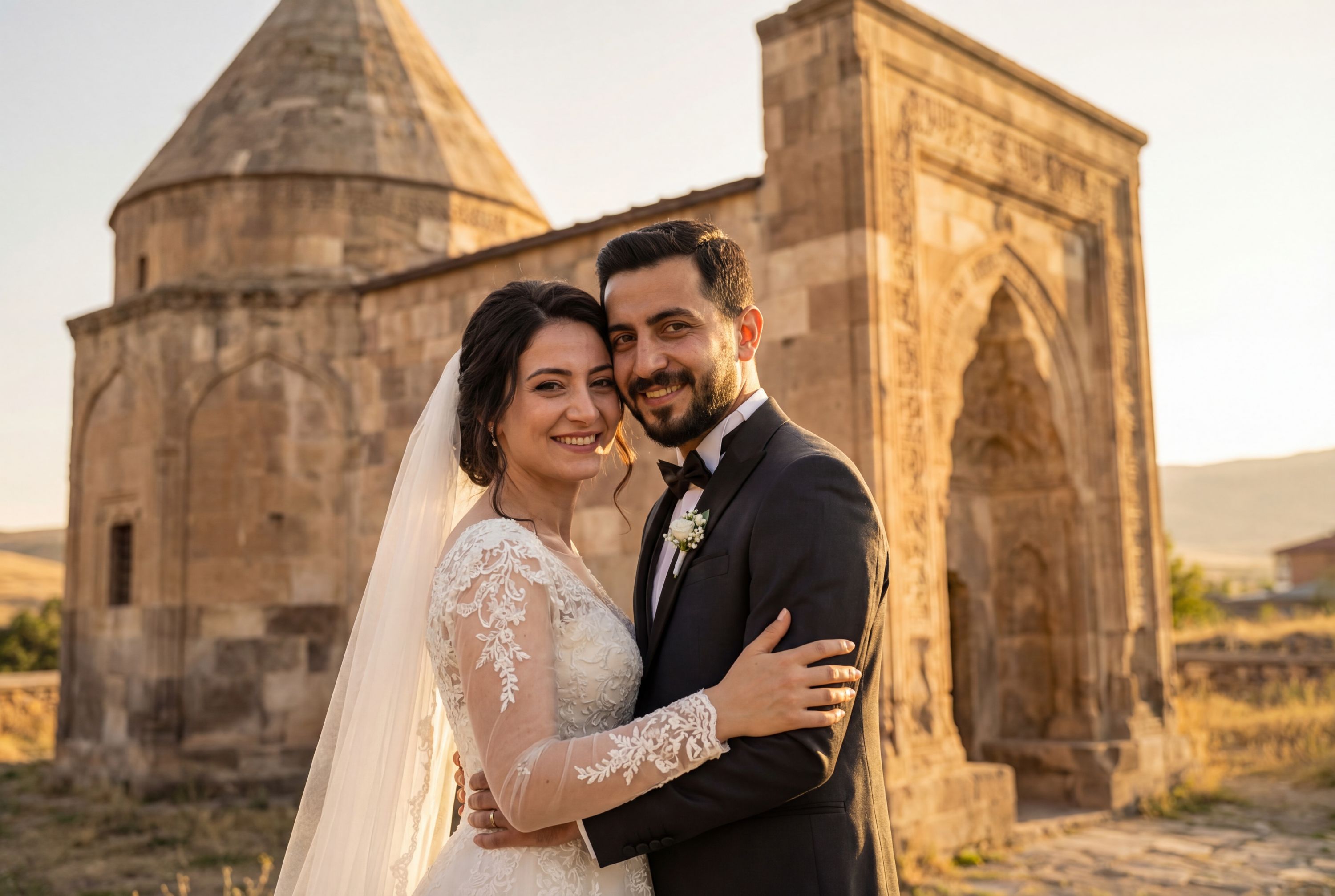 Dede Korkut Mausoleum wedding photography Bayburt 