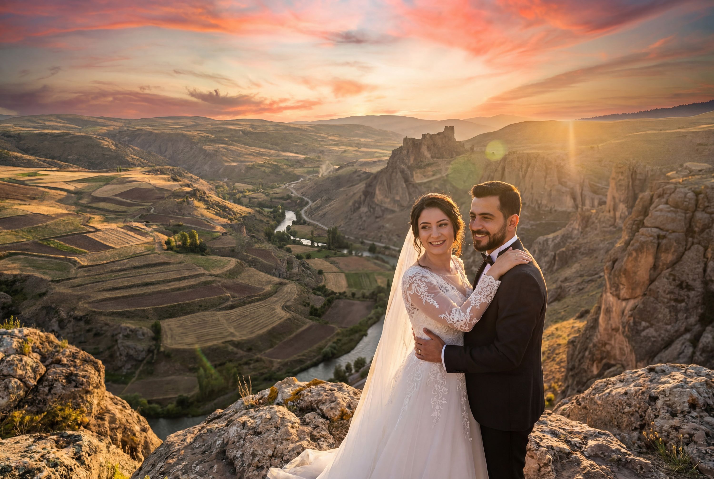 Kadıoğlu Valley wedding photography Bayburt 