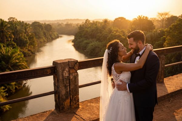 Corubal River Bridge Overlook wedding photography Corubal River Bridge Overlook wedding photography Bafatá