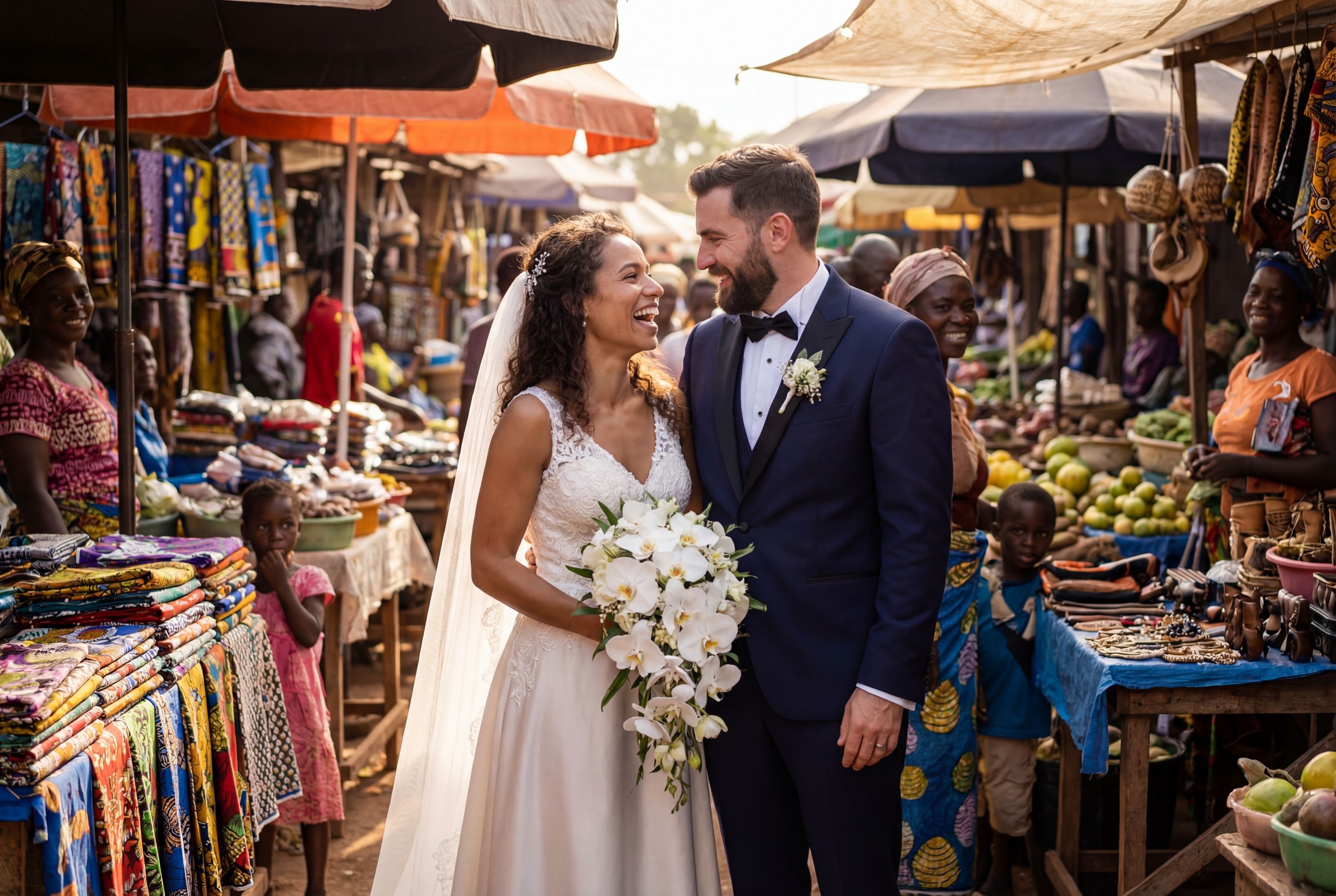 Vibrant Bafatá Market Square wedding photography Bafatá 