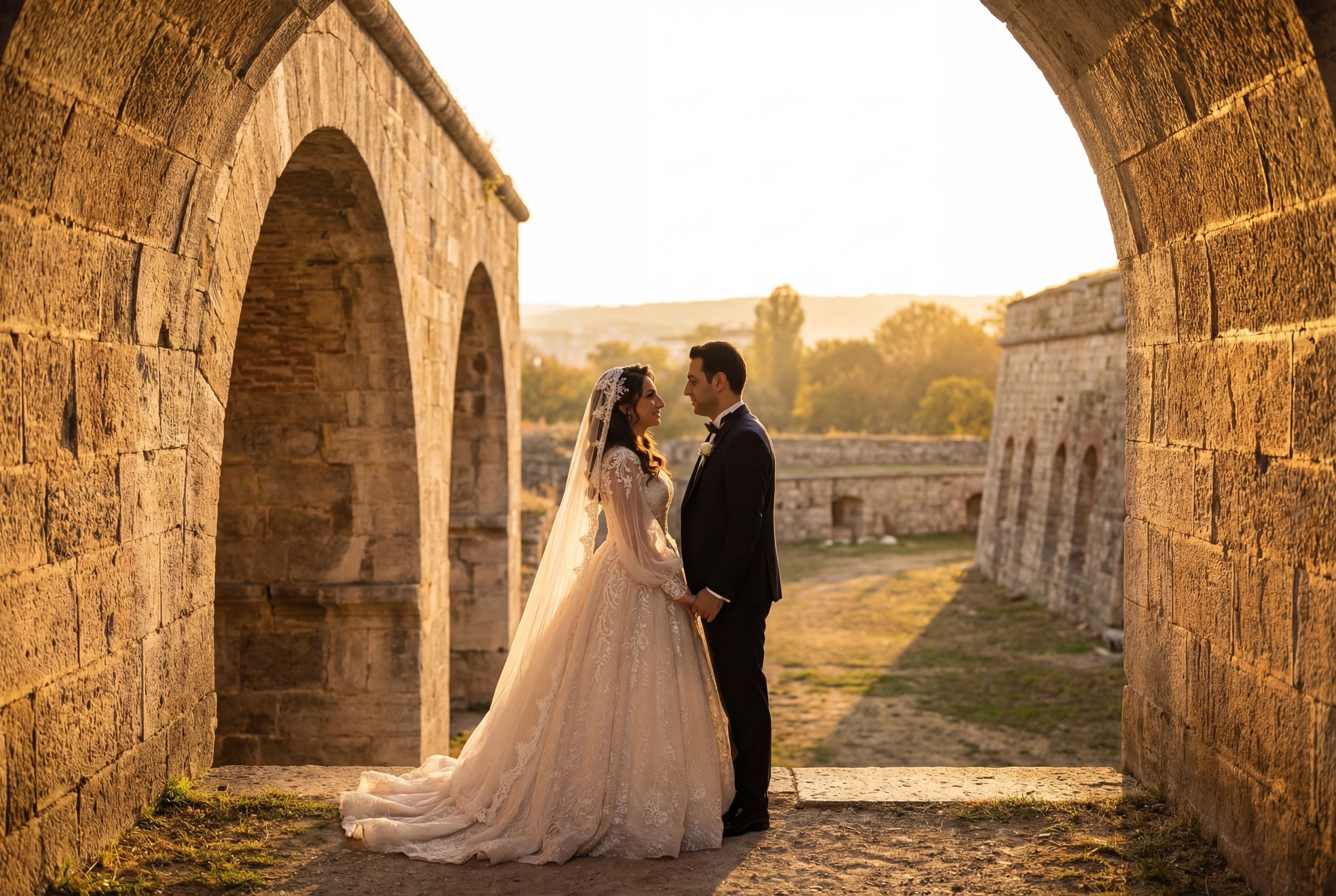 Hıdırlık Tabyaları (Hıdırlık Bastions) wedding photography Edirne 