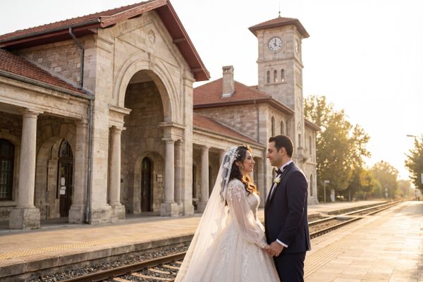 Karaağaç Train Station wedding photography Karaağaç Train Station wedding photography Edirne