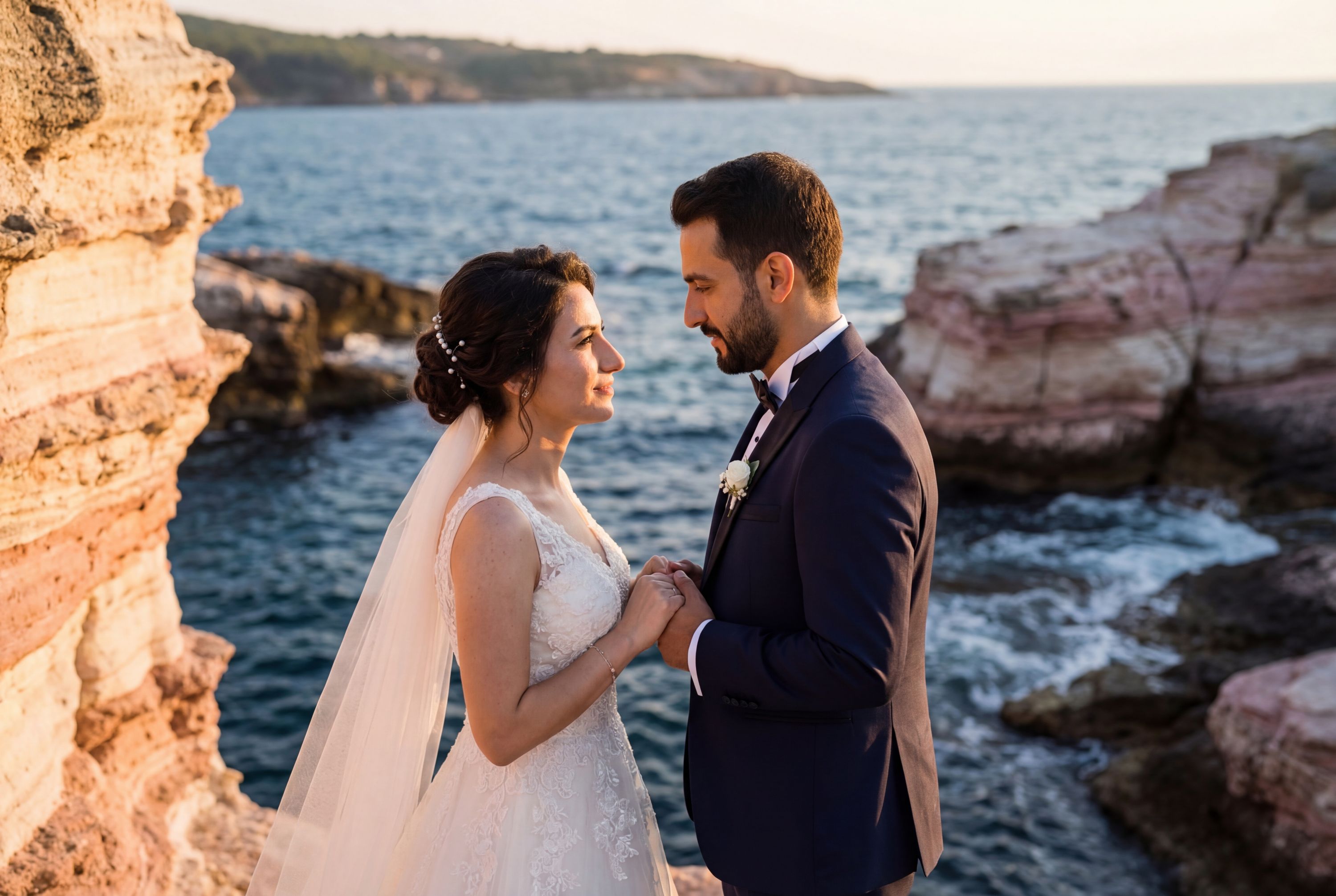 Kefken Pink Rocks (Pembe Kayalıklar) wedding photography Kocaeli 