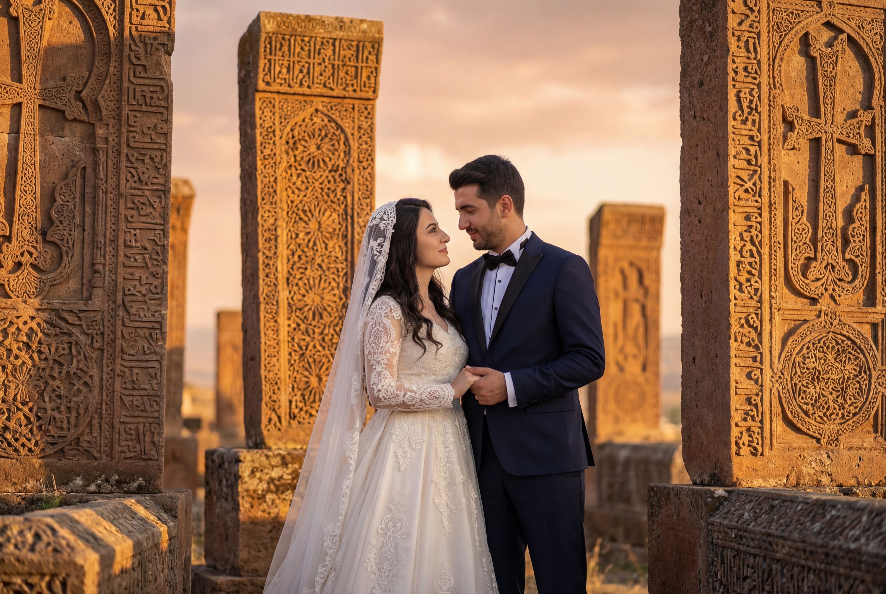 Ahlat Seljuk Cemetery (Ahlat Selçuklu Mezarlığı) wedding photography Bitlis 