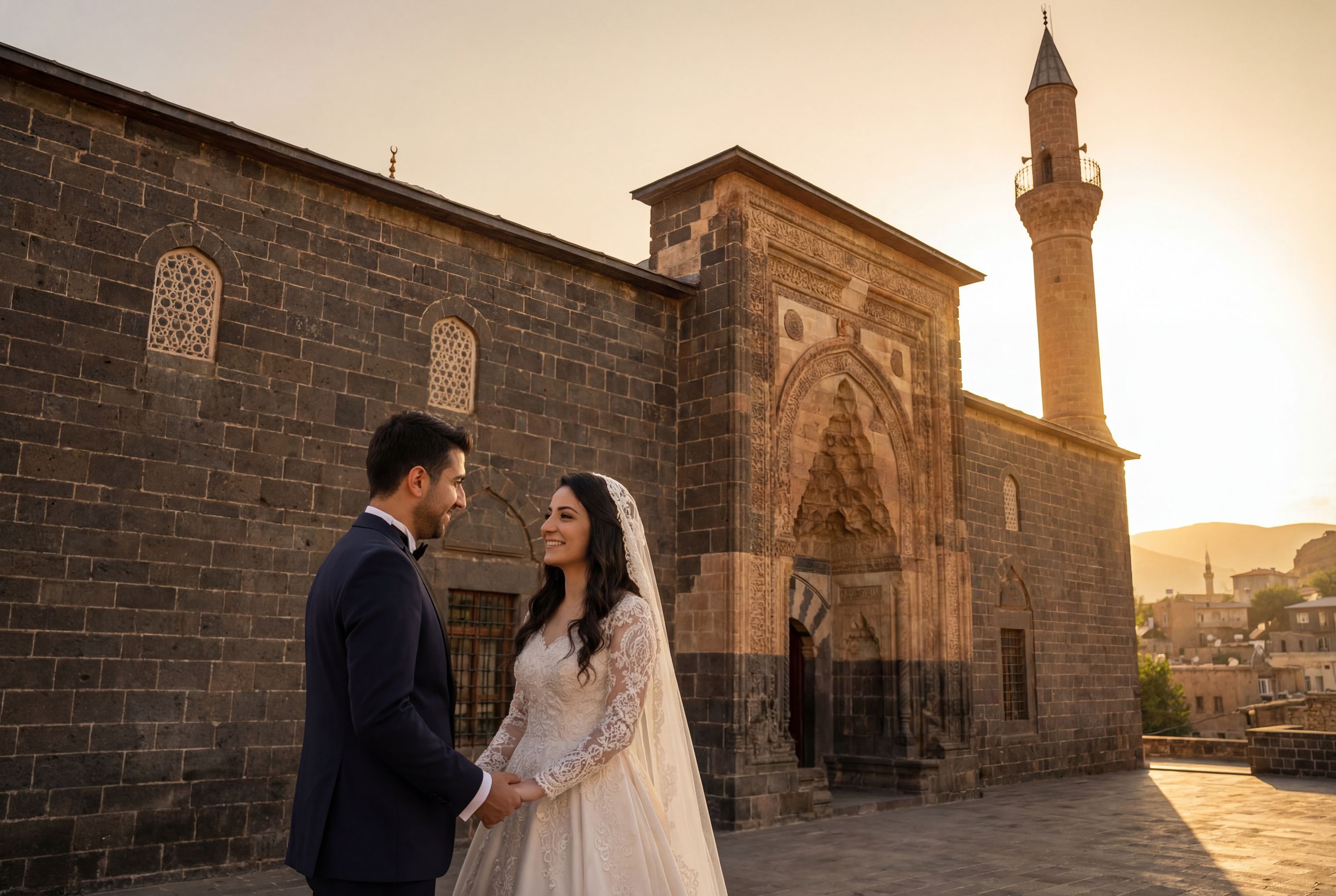 Ulu Cami (Bitlis Great Mosque) wedding photography Bitlis 