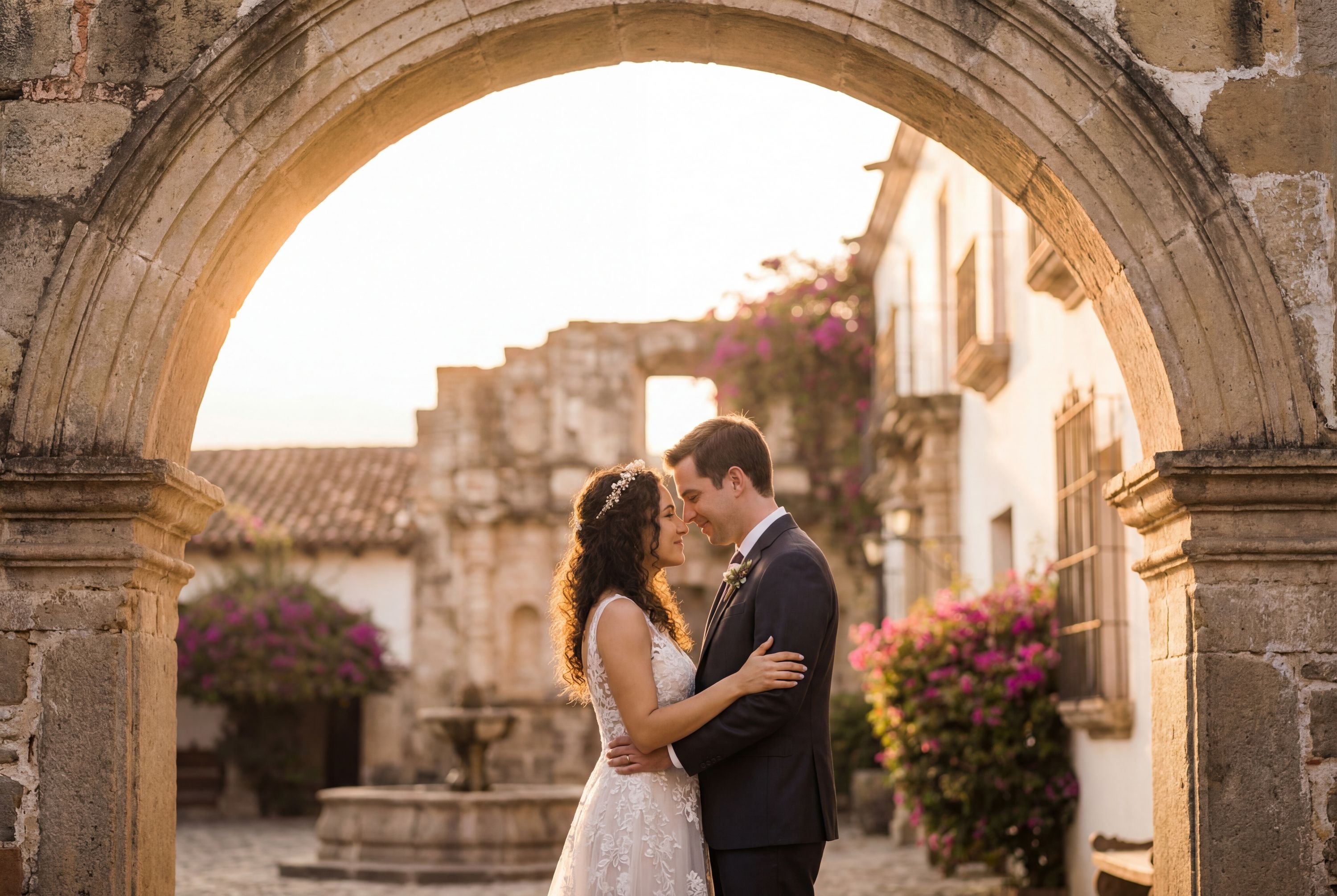 Hotel Museo Casa Santo Domingo wedding photography Antigua Guatemala 