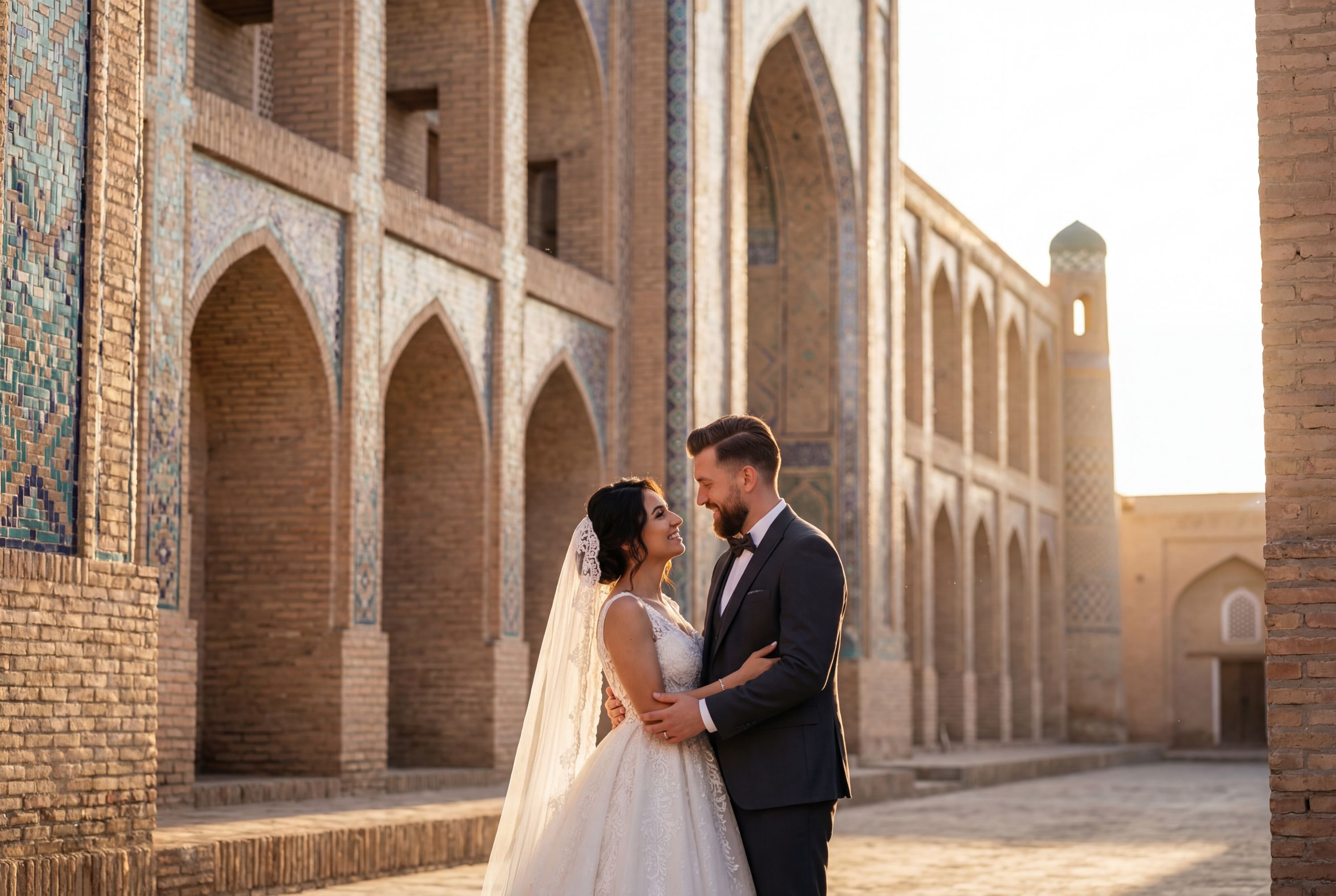 Wedding photography Khiva - Alla-Kuli Khan Madrasah