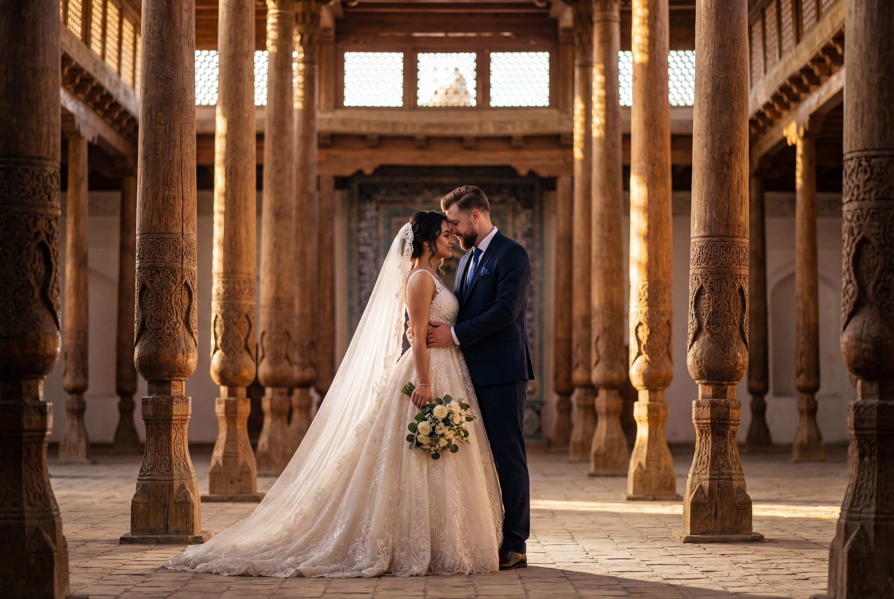 Wedding photography Khiva - Juma Mosque