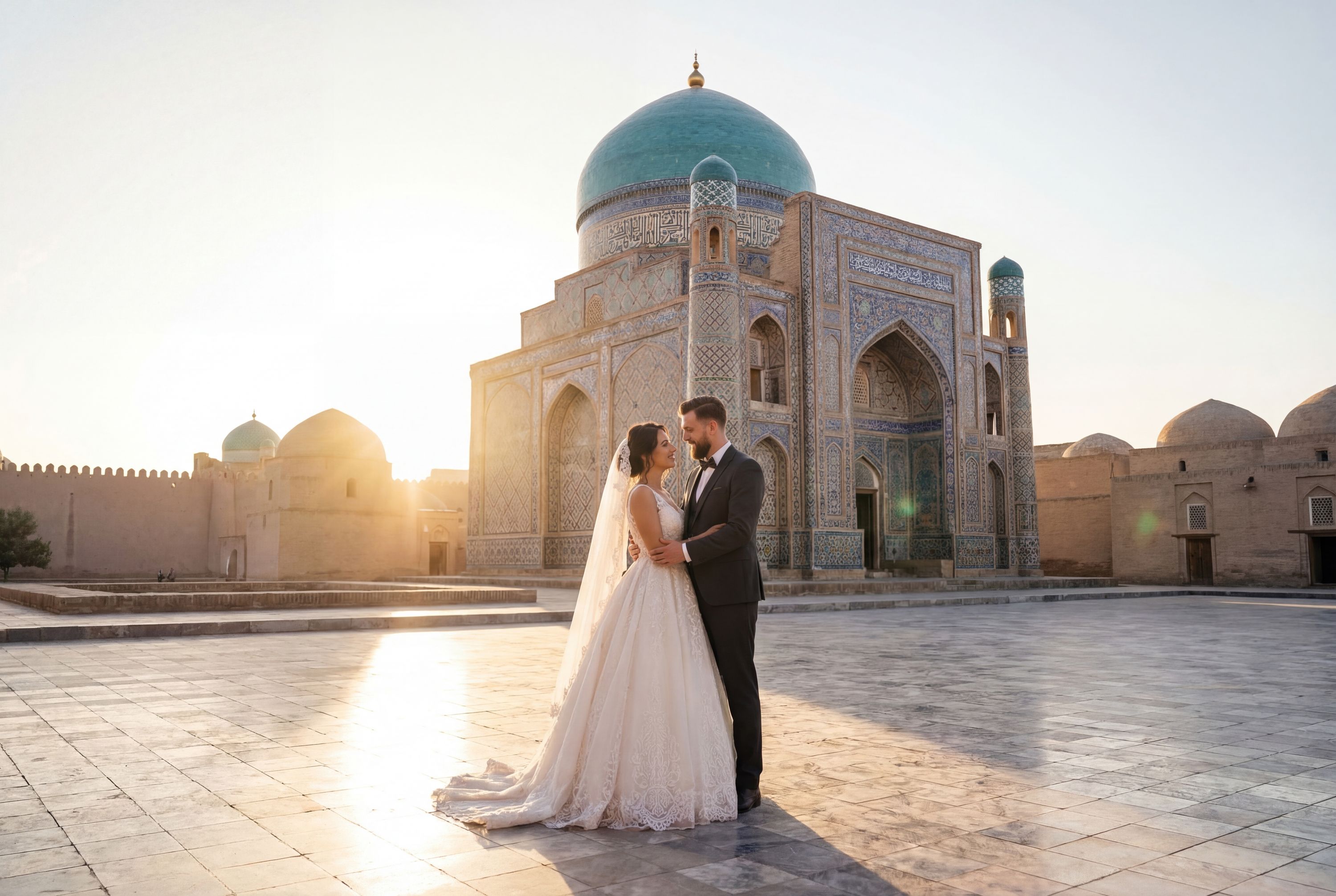 Wedding photography Khiva - Pahlavan Mahmud Mausoleum