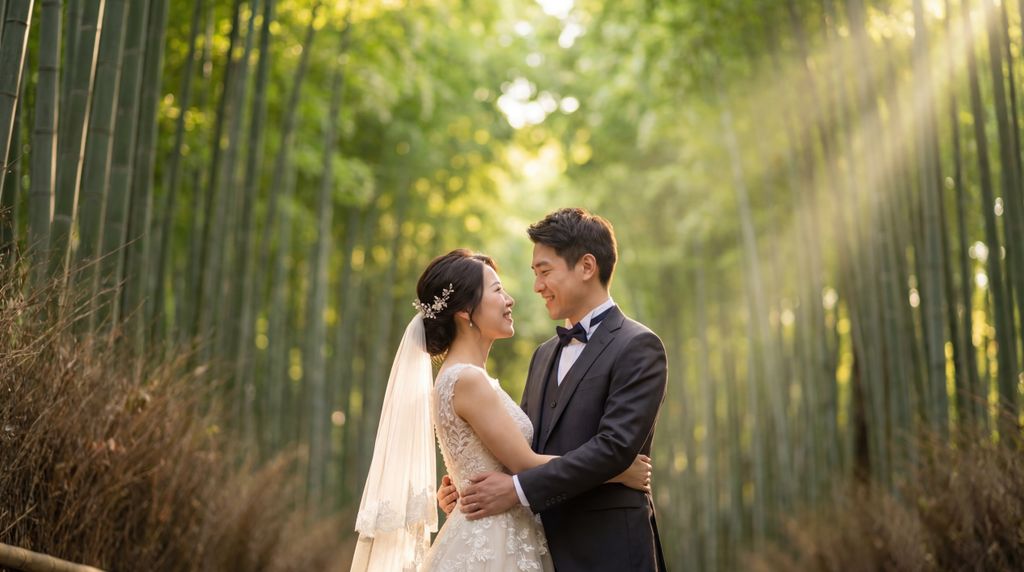 Arashiyama Bamboo Grove wedding photography, Kyoto, Arashiyama Bamboo Grove wedding photography, Kyoto,