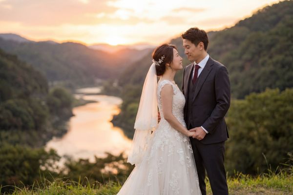 Hozugawa River wedding photography Hozugawa River wedding photography Kyoto