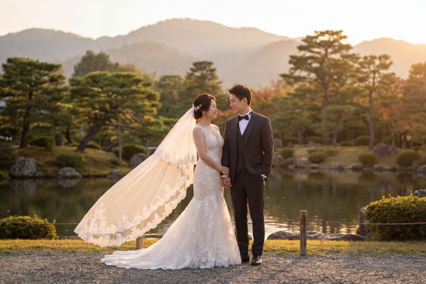 Tenryu-ji Temple Garden wedding photography Tenryu-ji Temple Garden wedding photography Kyoto