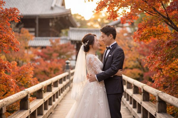 Tofuku-ji Temple wedding photography Tofuku-ji Temple wedding photography Kyoto
