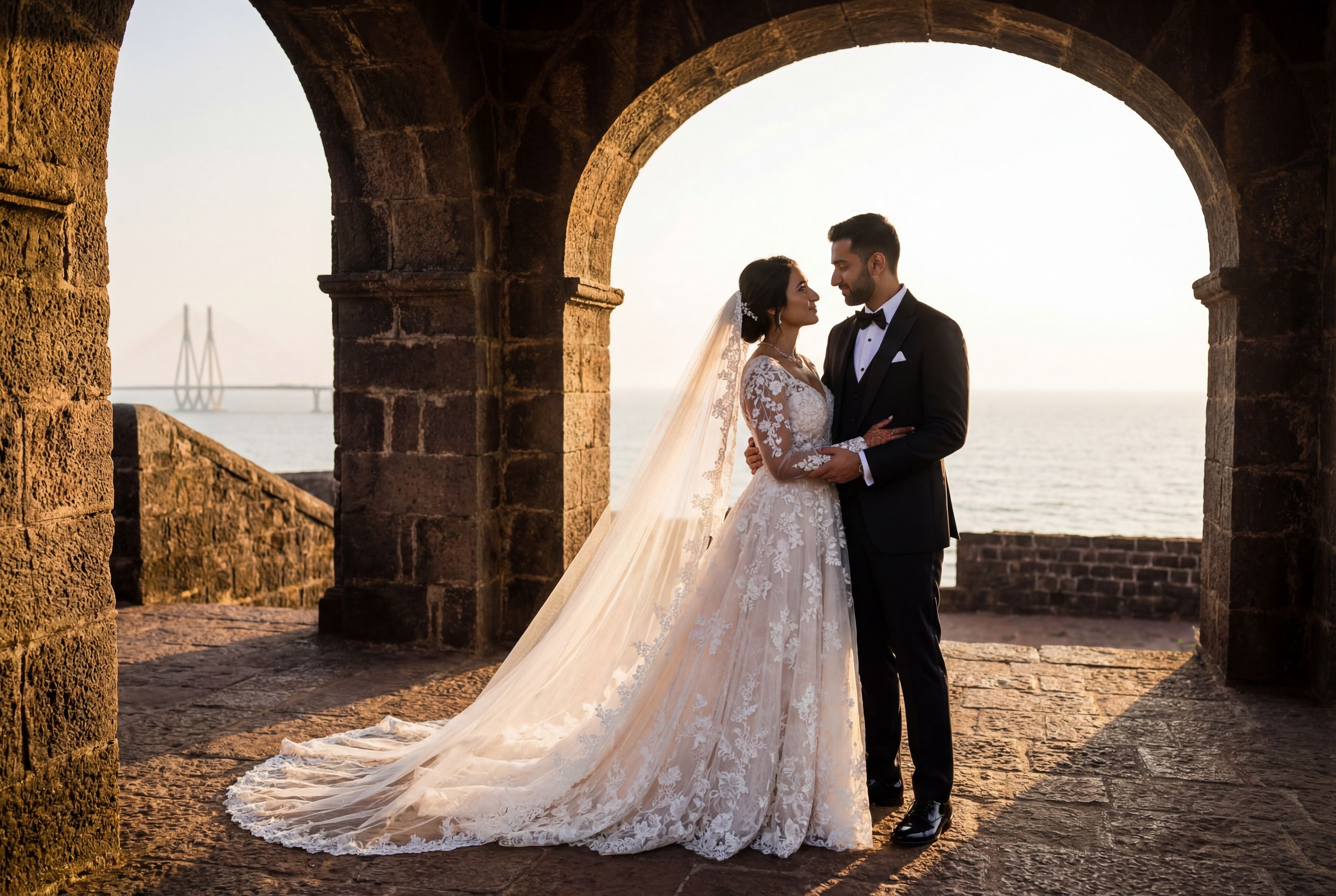 Bandra Fort (Castella de Aguada) wedding photography Mumbai 