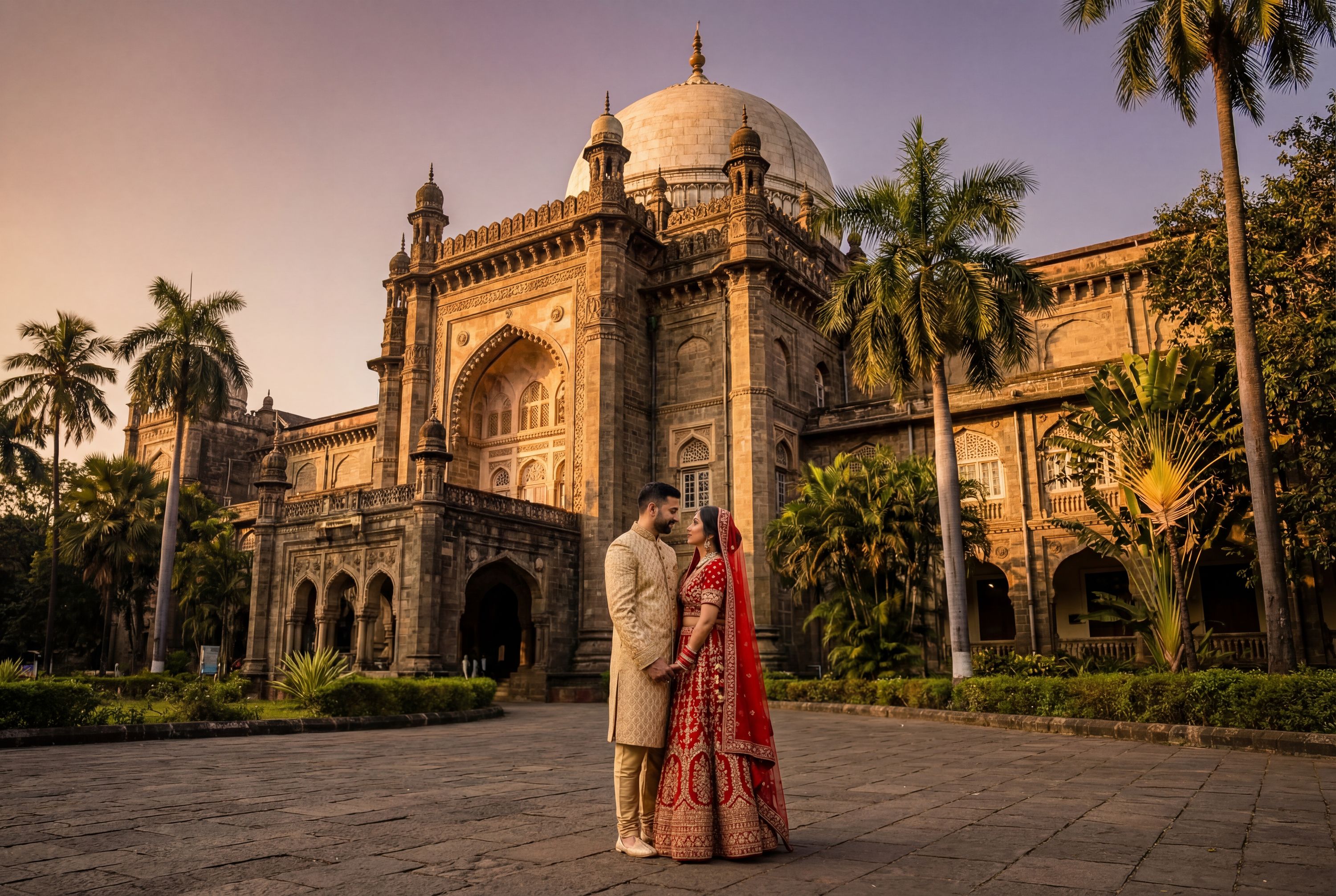 Chhatrapati Shivaji Maharaj Vastu Sangrahalaya (CSMVS Museum) wedding photography Mumbai 