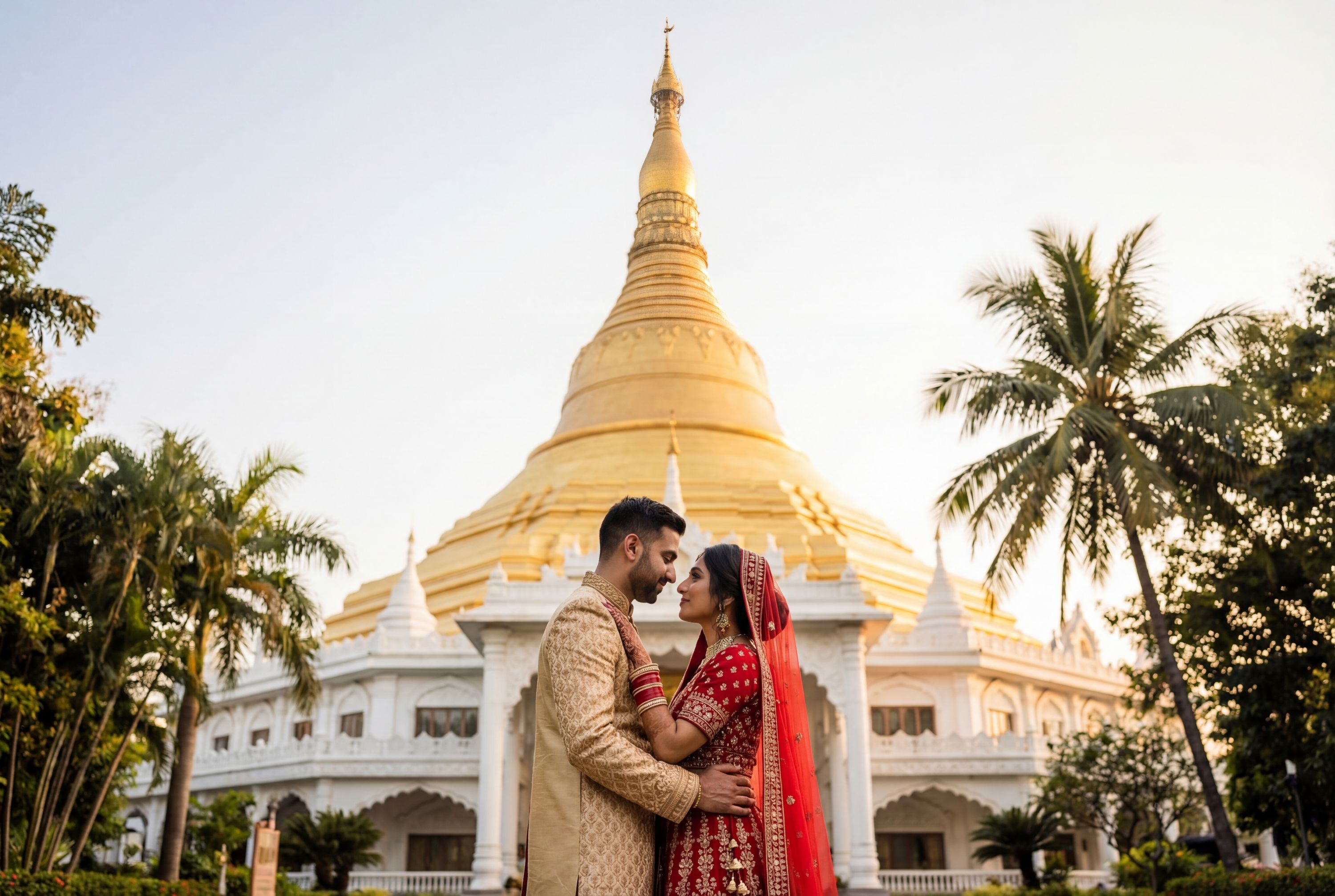 Global Vipassana Pagoda wedding photography Mumbai 