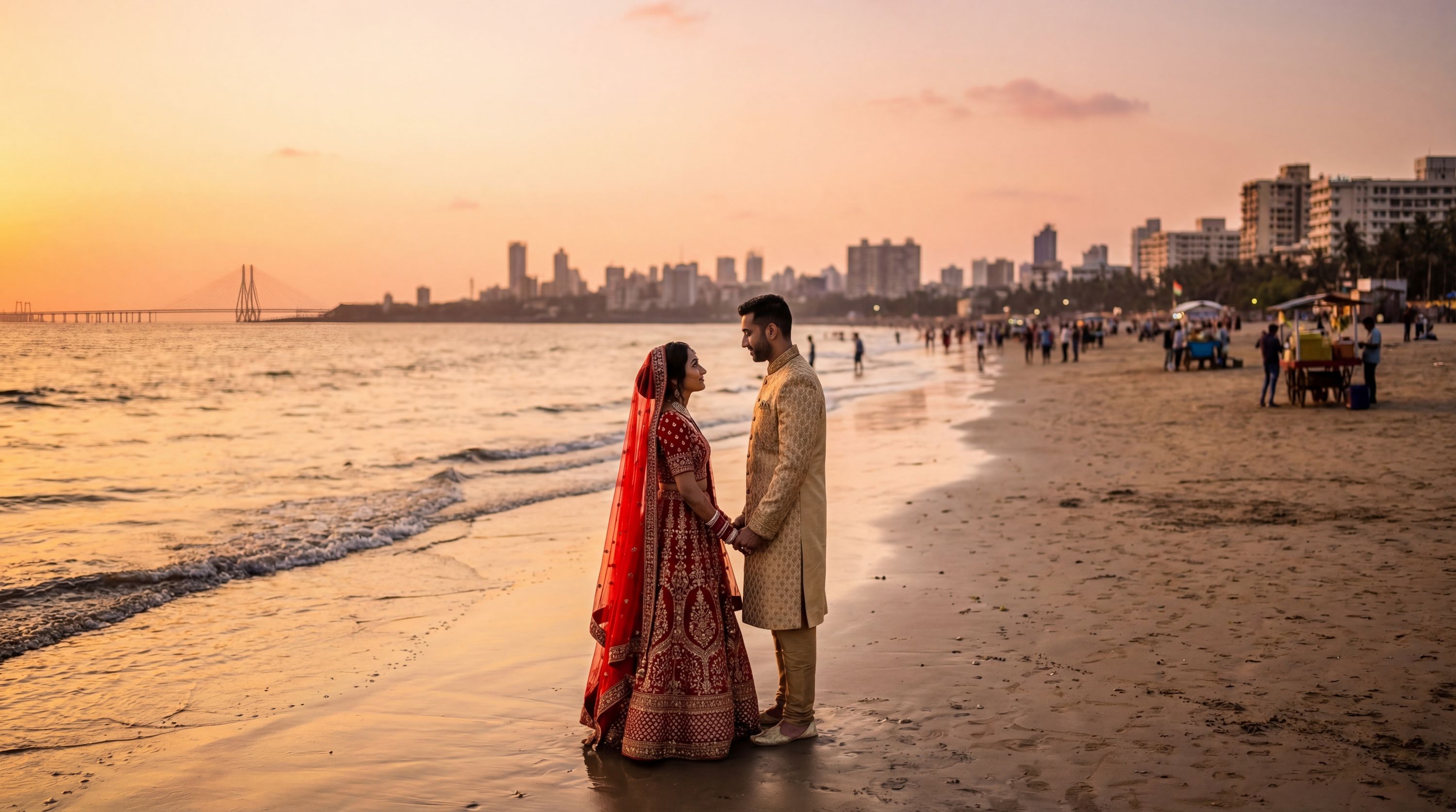 Juhu Beach wedding photography Mumbai 