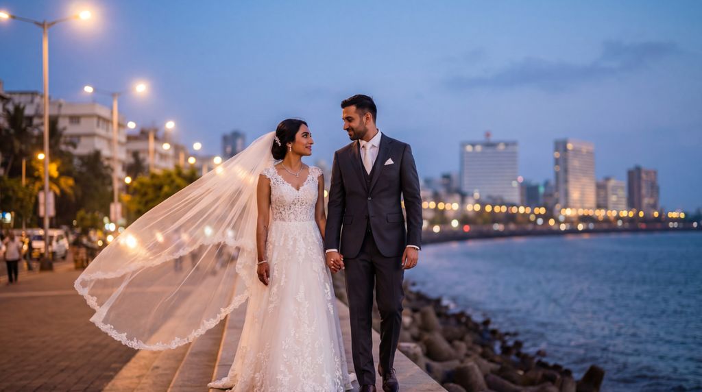 Marine Drive (Queen's Necklace) wedding photography, Mumbai, Marine Drive (Queen's Necklace) wedding photography, Mumbai,
