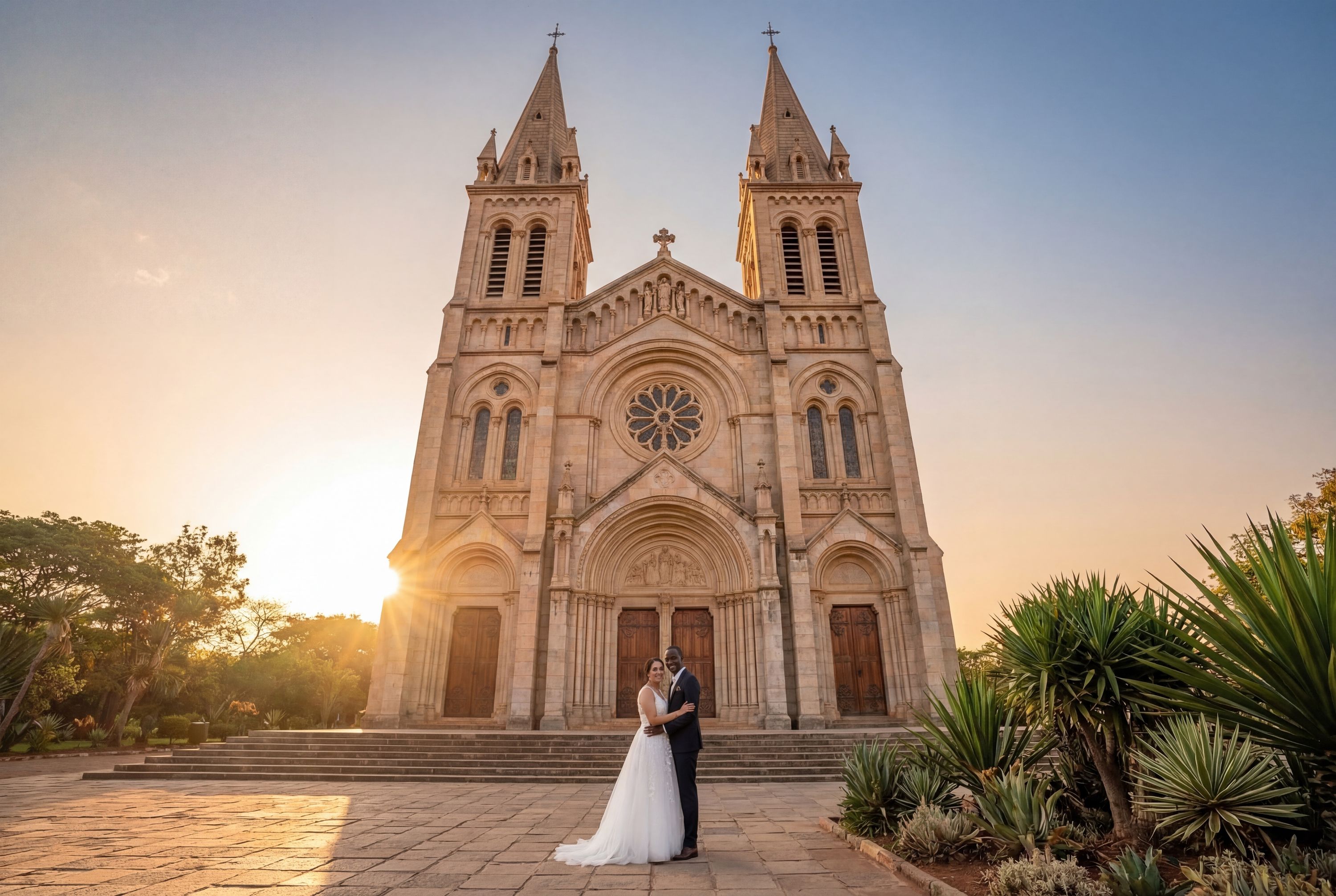 Wedding photography Lubumbashi - Cathédrale Saints Pierre et Paul
