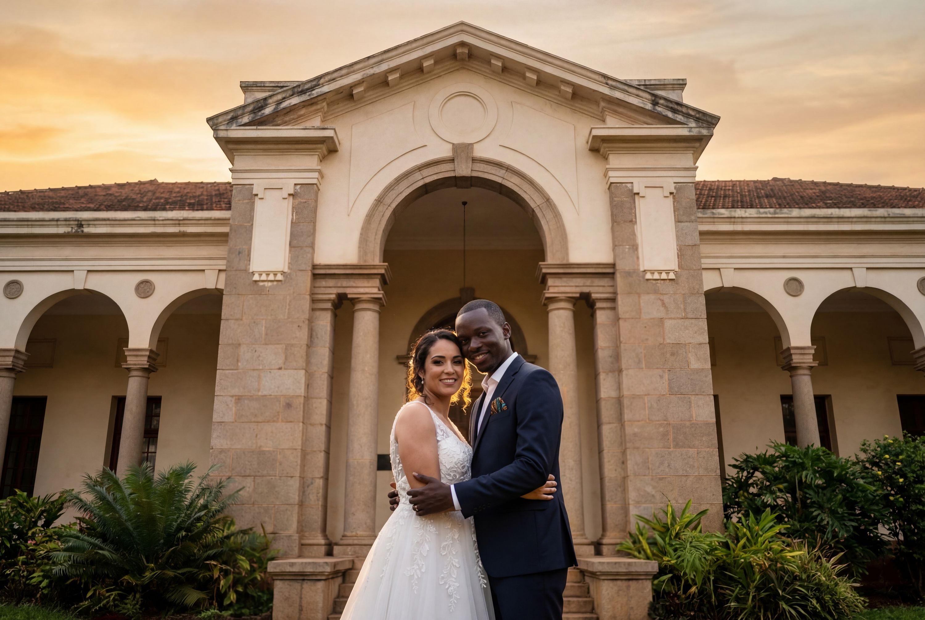 Wedding photography Lubumbashi - Musée National de Lubumbashi