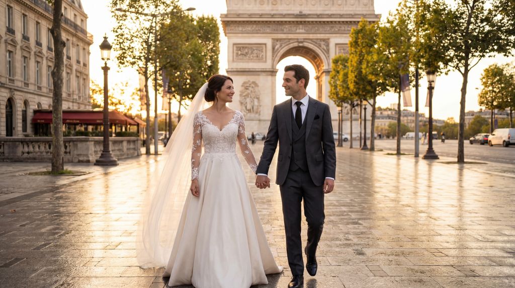 Arc de Triomphe & Champs-Élysées wedding photography, Paris, Arc de Triomphe & Champs-Élysées wedding photography, Paris,