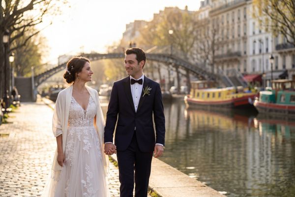 Canal Saint-Martin wedding photography Canal Saint-Martin wedding photography Paris